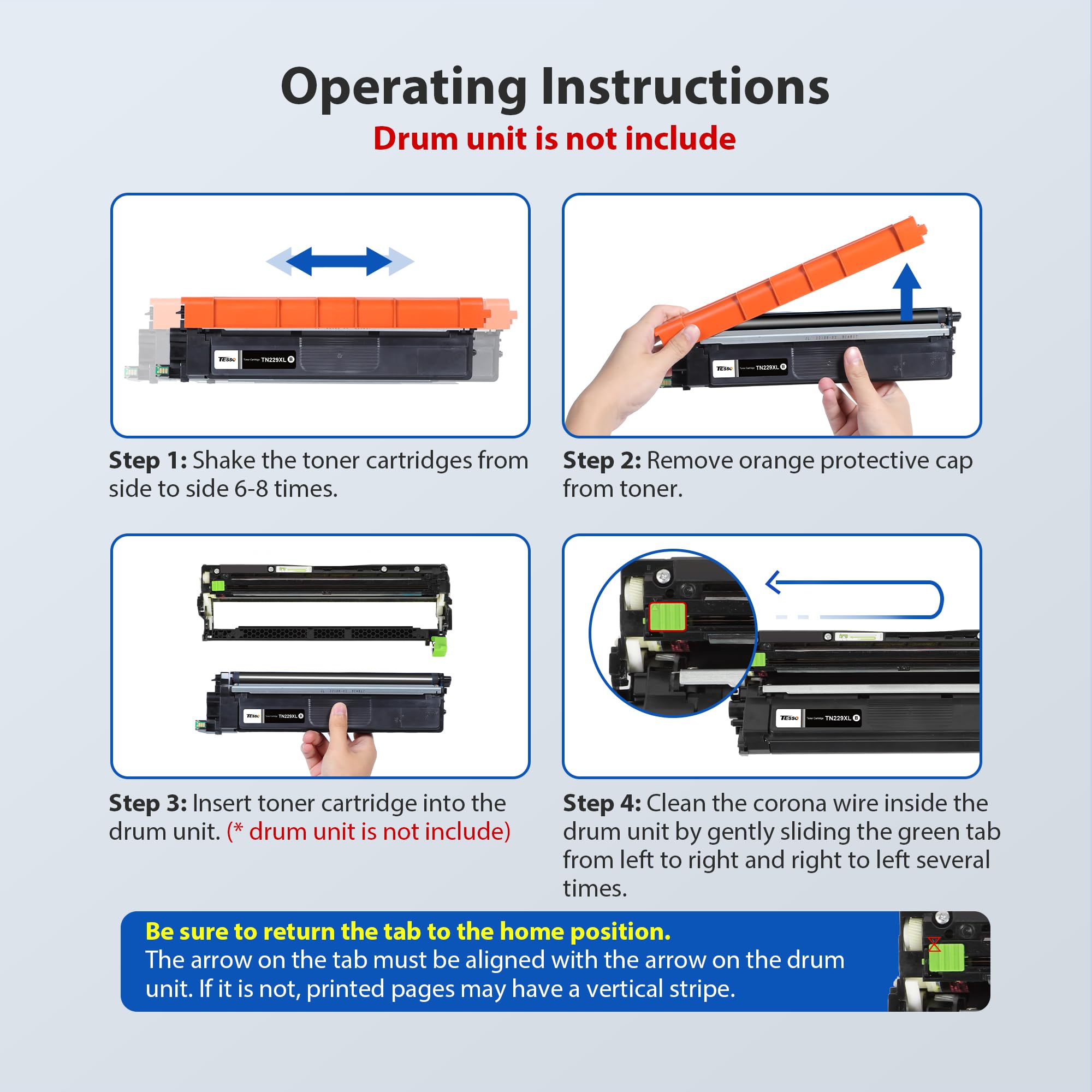 Uiprint TN229XL Toner Cartridges Replacement For Brother TN229 TN229XL Compatible - View #3