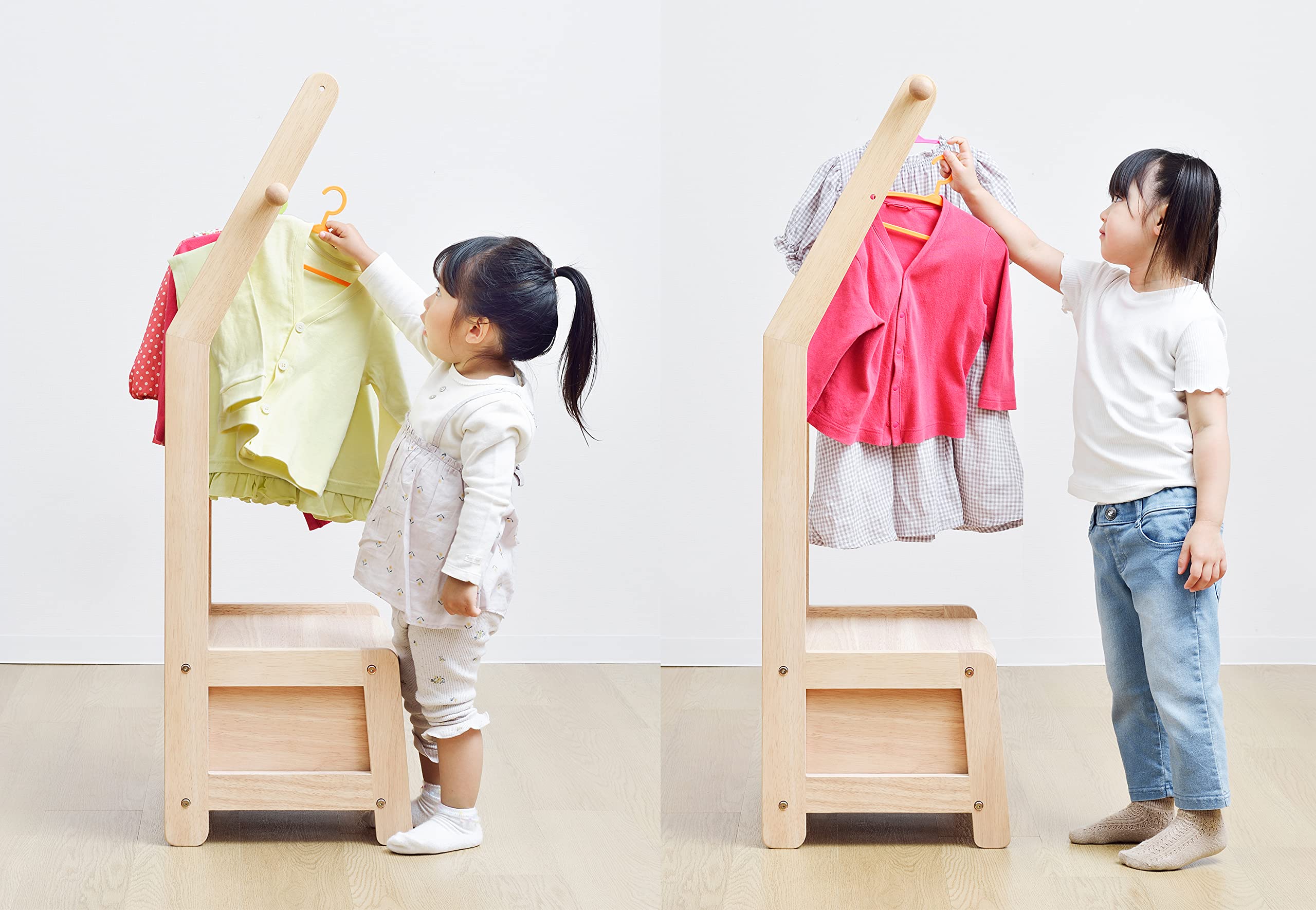 Amazon｜yamatoya (大和屋) norsta ノスタ3 キッズハンガーラック 子供