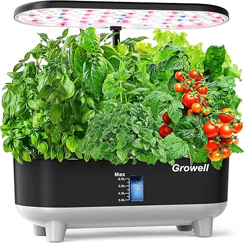 Hydroponics Growing System Kit, 16 Pods Indoor Garden with 28W