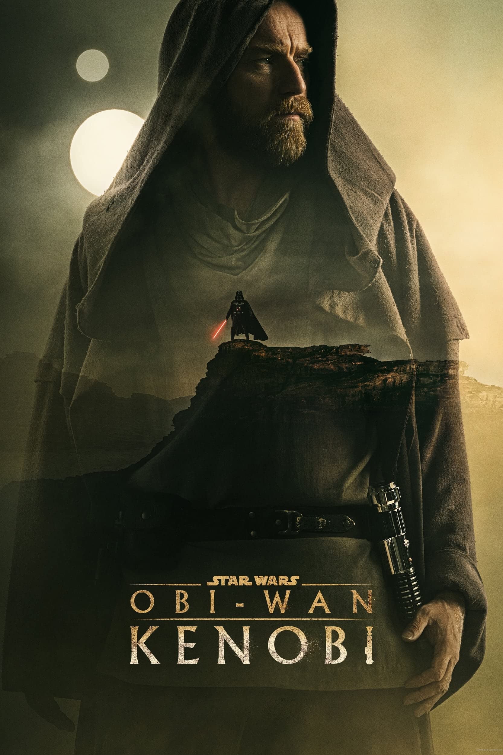 Craftylittlepenguin Star Wars Obi Wan-Kenobi Poster 2022 Print Unframed A3 A2 A4 Maxi Art Wall Art Home Decor Movies Cinema Disney- 2068 (A2-420 x 594 mm)