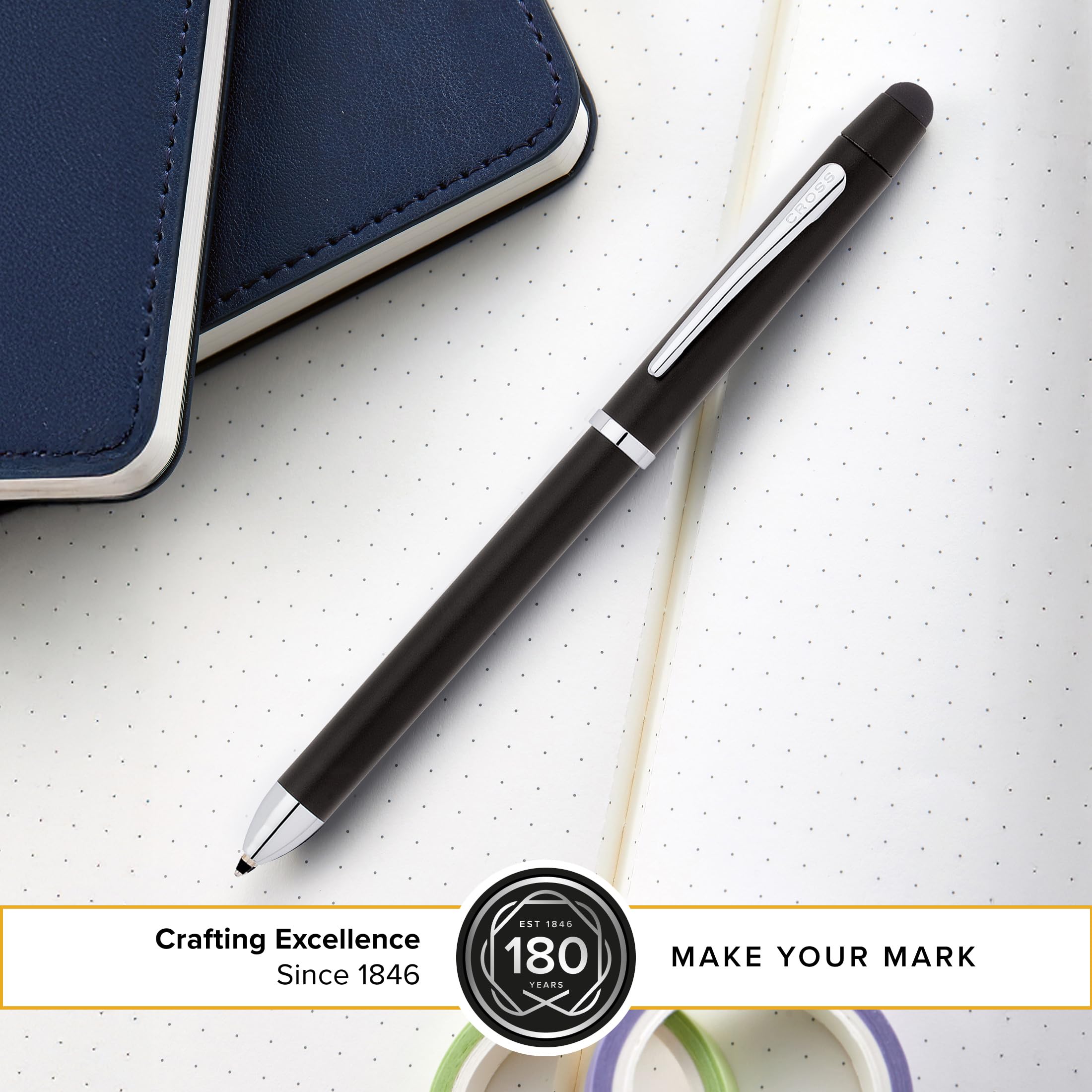 Amazon.com: Cross Tech3+ Satin Black Stylus Top Accessory, 8mm