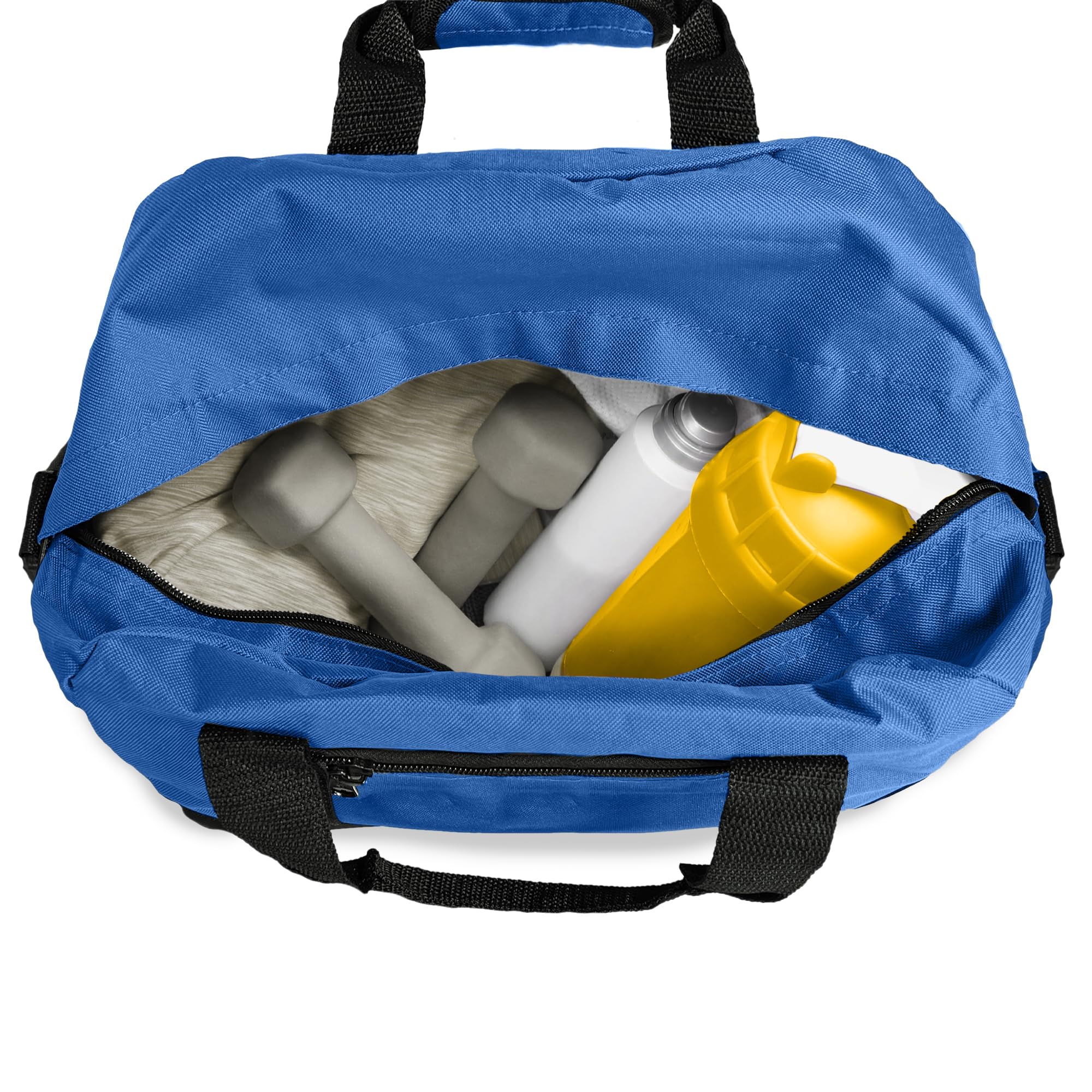 DALIX Bolsa de Viaje pequeña de 35,56 cm, de Dos Tonos, para Gimnasio