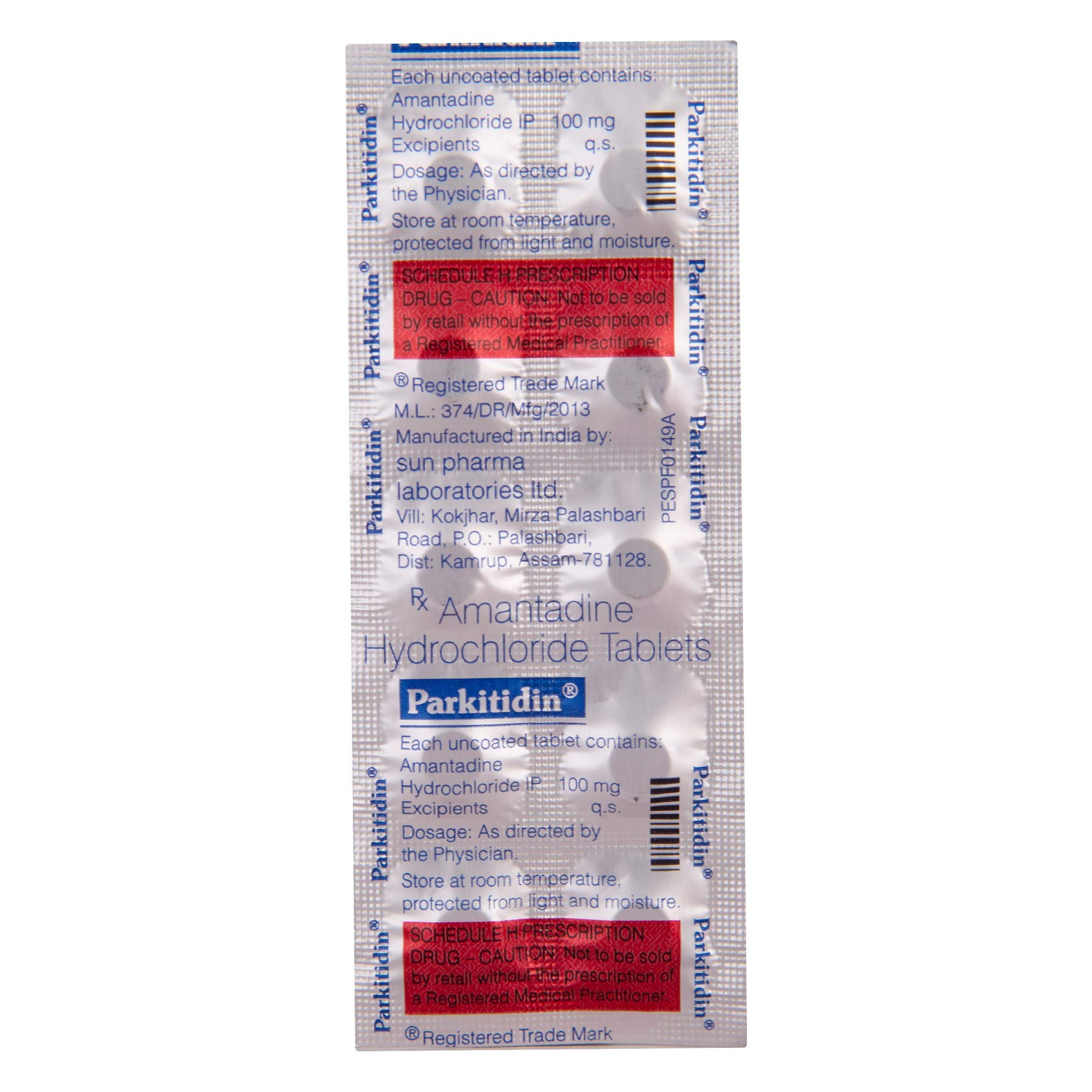 Parkitidin - Strip of 10 Tablets