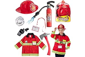 Born Toys Firefighter Pretend Play Fireman Role Play Toys Dress Up Fire...