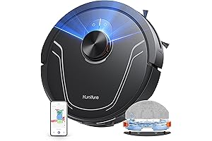 HONITURE Robot Vacuum and Mop Combo: Gleaming Floors with Auto Dirt Disposal