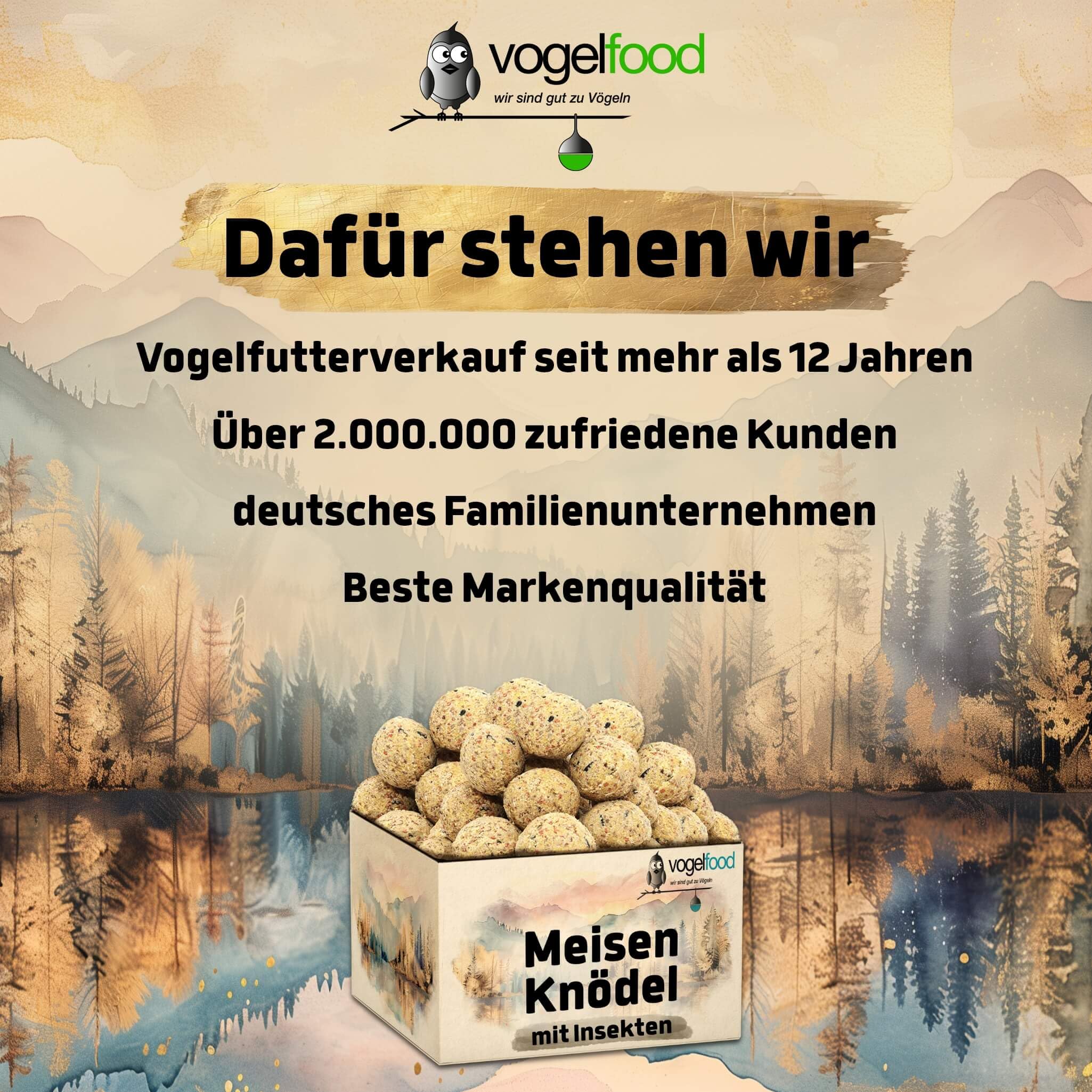 Vogelfood 200 x 90 g =18 kg Meisenknödel mit Insekten ohne Netz Vogelfutter 4 Jahreszeitenknödel Wildvogelfutter Ganzjahresfutter Fettfutter