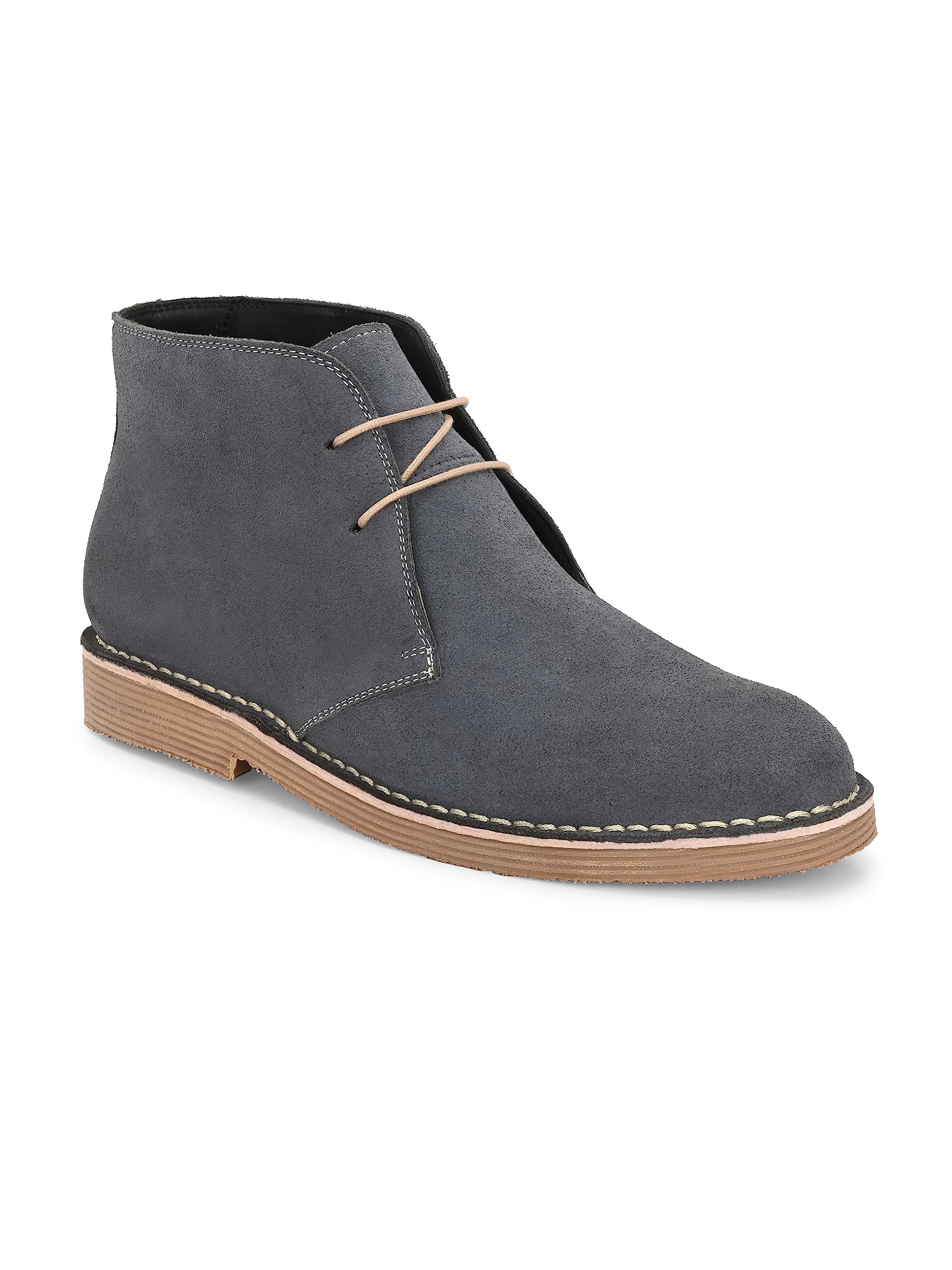 Harrytech London Mens Lace up Casual Italian Real Suede Real Leather Ankle Chukka Boot for Men(12g-11) Grey (B0CBP876WF) Amazon Price History, Amazon Price Tracker