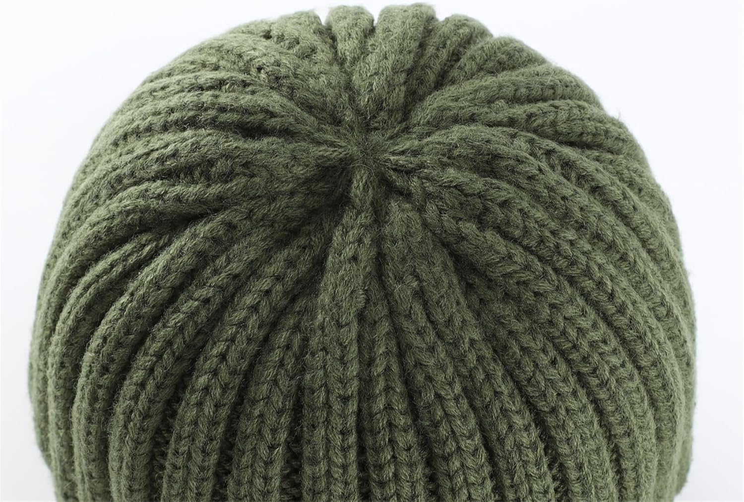 Connectyle Women's Rib Knit Cuffed Beanie Hat Stretch Acrylic Winter Hat Thick Warm Snow Ski Cap - Image 3