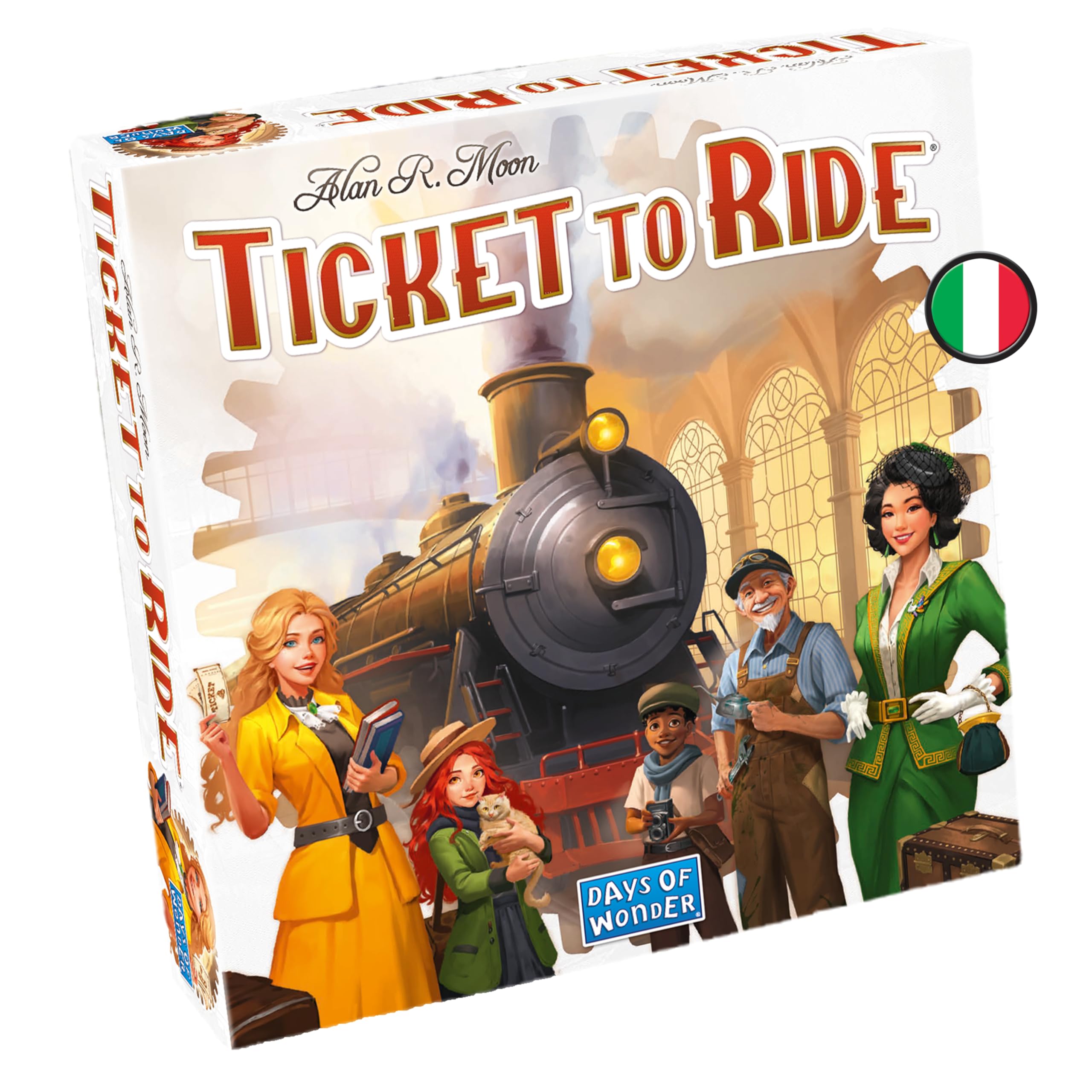 Asmodee - Ticket To Ride Nuova Versione, Gioco da Tavolo Avventura Ferroviaria, Divertimento per Famiglie e Amici, 2-​5 Giocatori, 8+ Anni, Edizione in Italiano