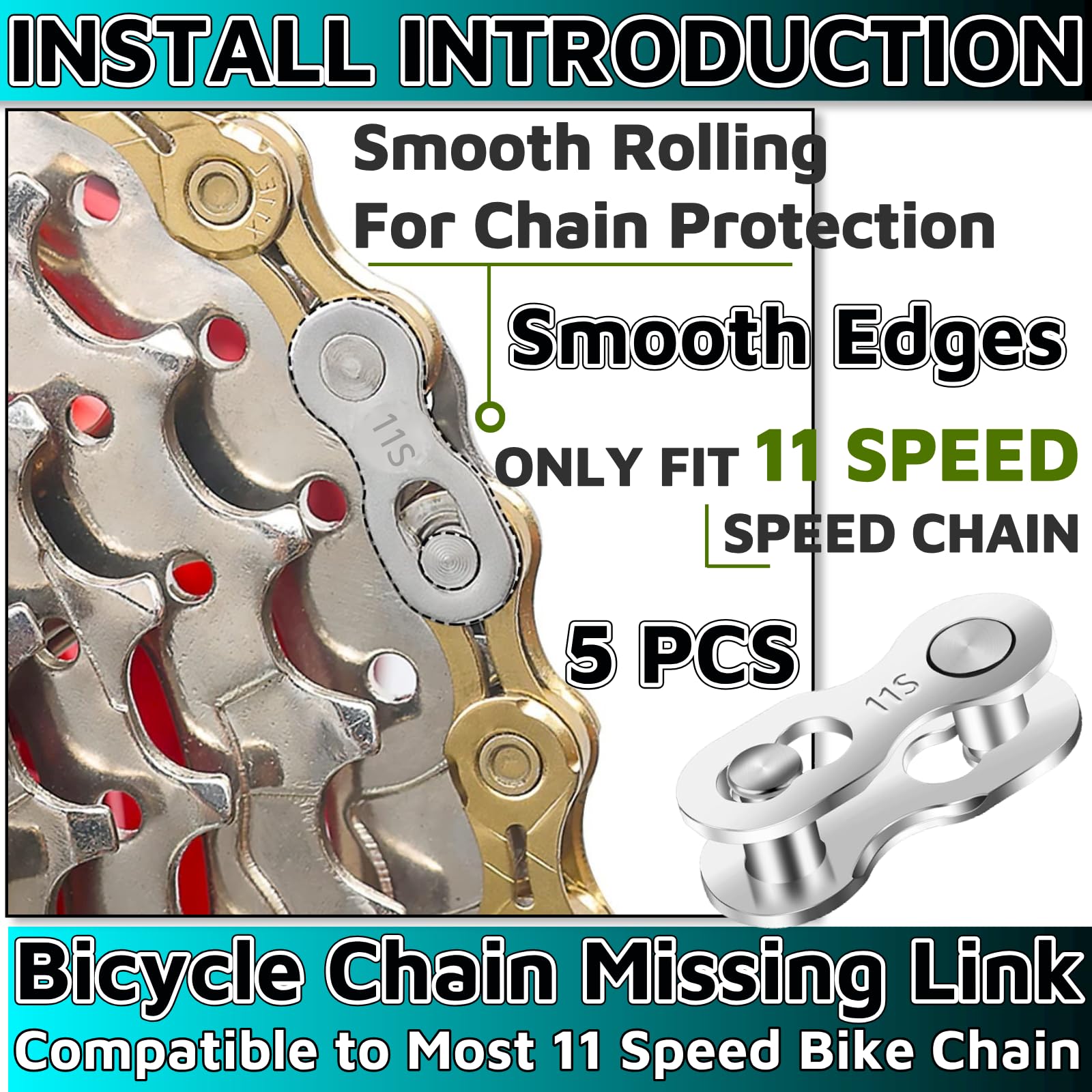 ミッシングリンク Secret Amazon.com: Missing Link 5 Pairs for 11 Speed Chain Master