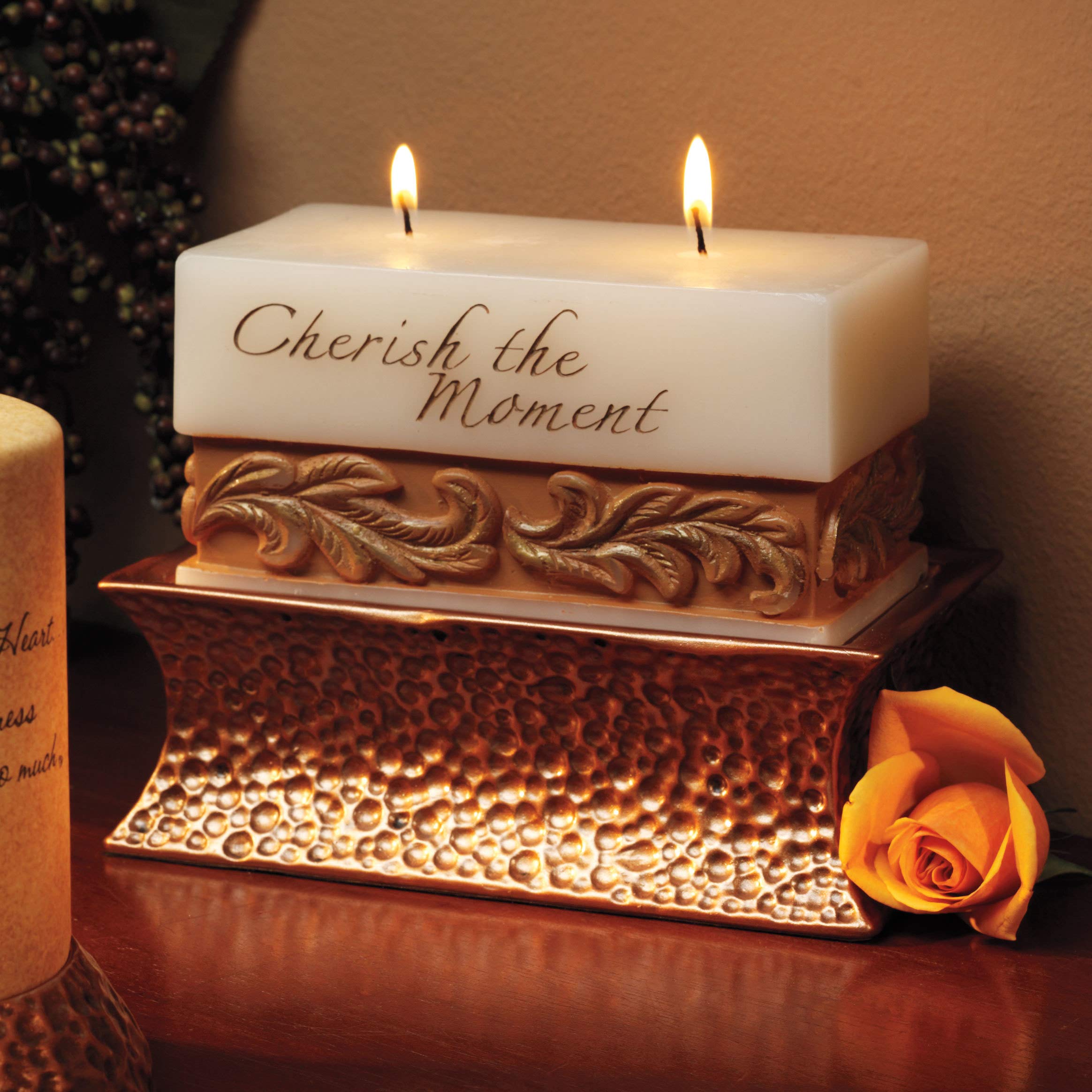 Elegance 72747 Hampton Pair of Candlesticks, 3.5