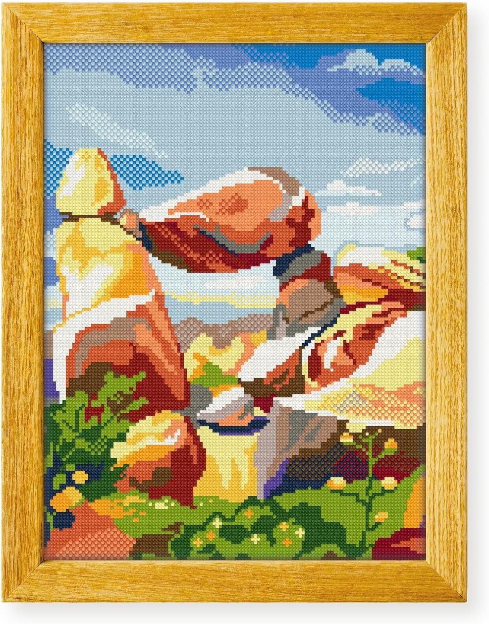 Awesome Pattern Studio Big Bend National Park DS760, Diamond Painting Kit, Diamond Art Kits for Adults, Full Drill 5D Diamond Dots Kits. All Items Included.