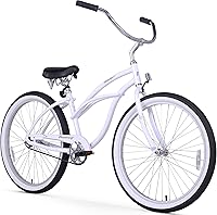 Vista 22 de Sixthreezero Urban Lady Beach Cruiser - Bicicleta híbrida de 3 velocidades para mujer