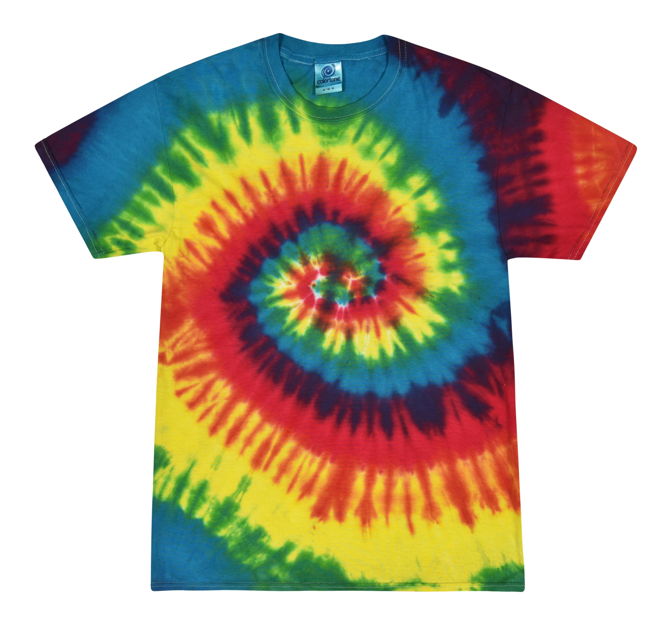 Tie Dye T-Shirts for Men and Women - Unisex Short Sleeve Tie-Dye T Shirts for Adults