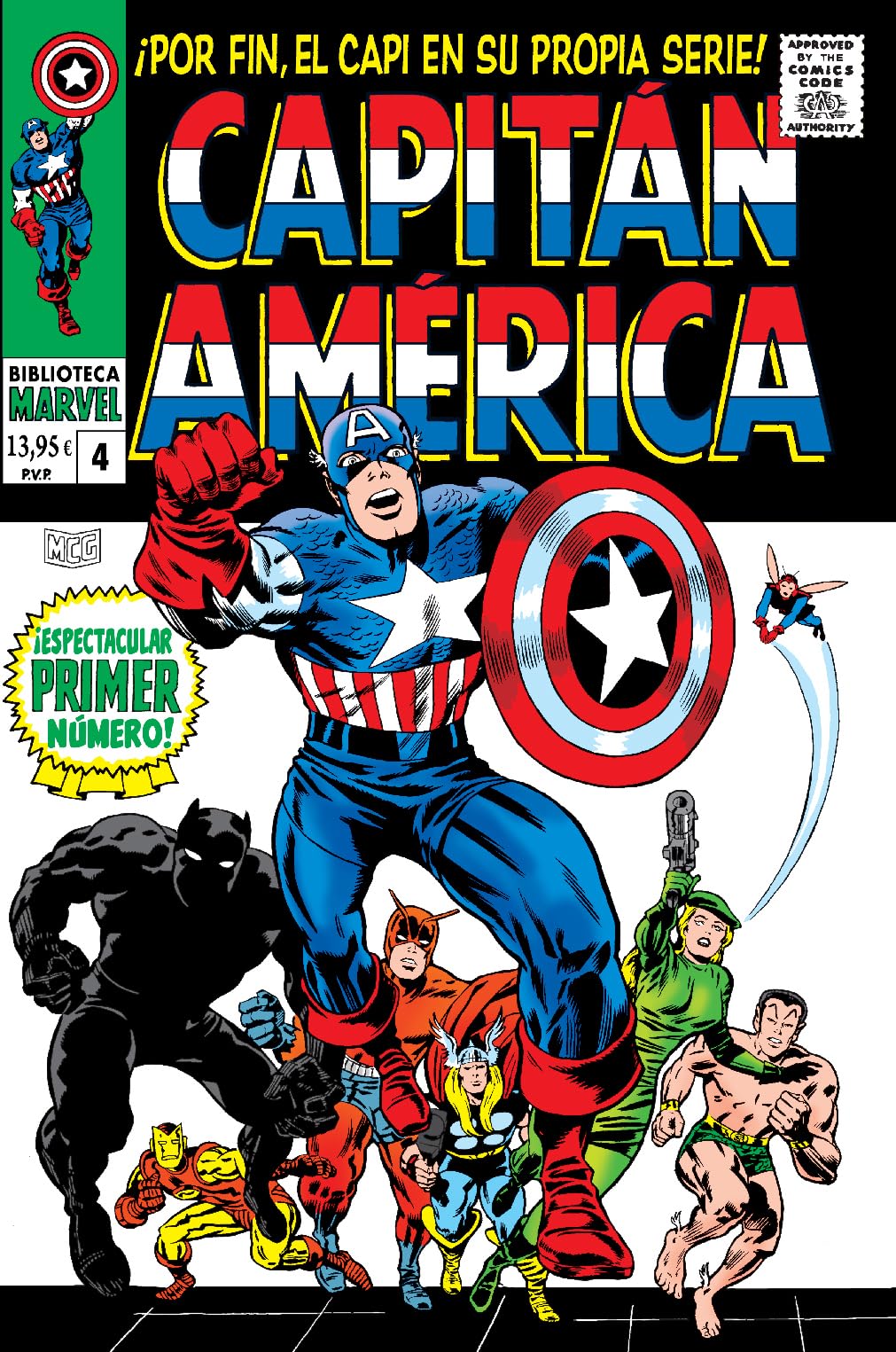 Capitán América 4. 1967-​68 (BIBLIOTECA MARVEL)