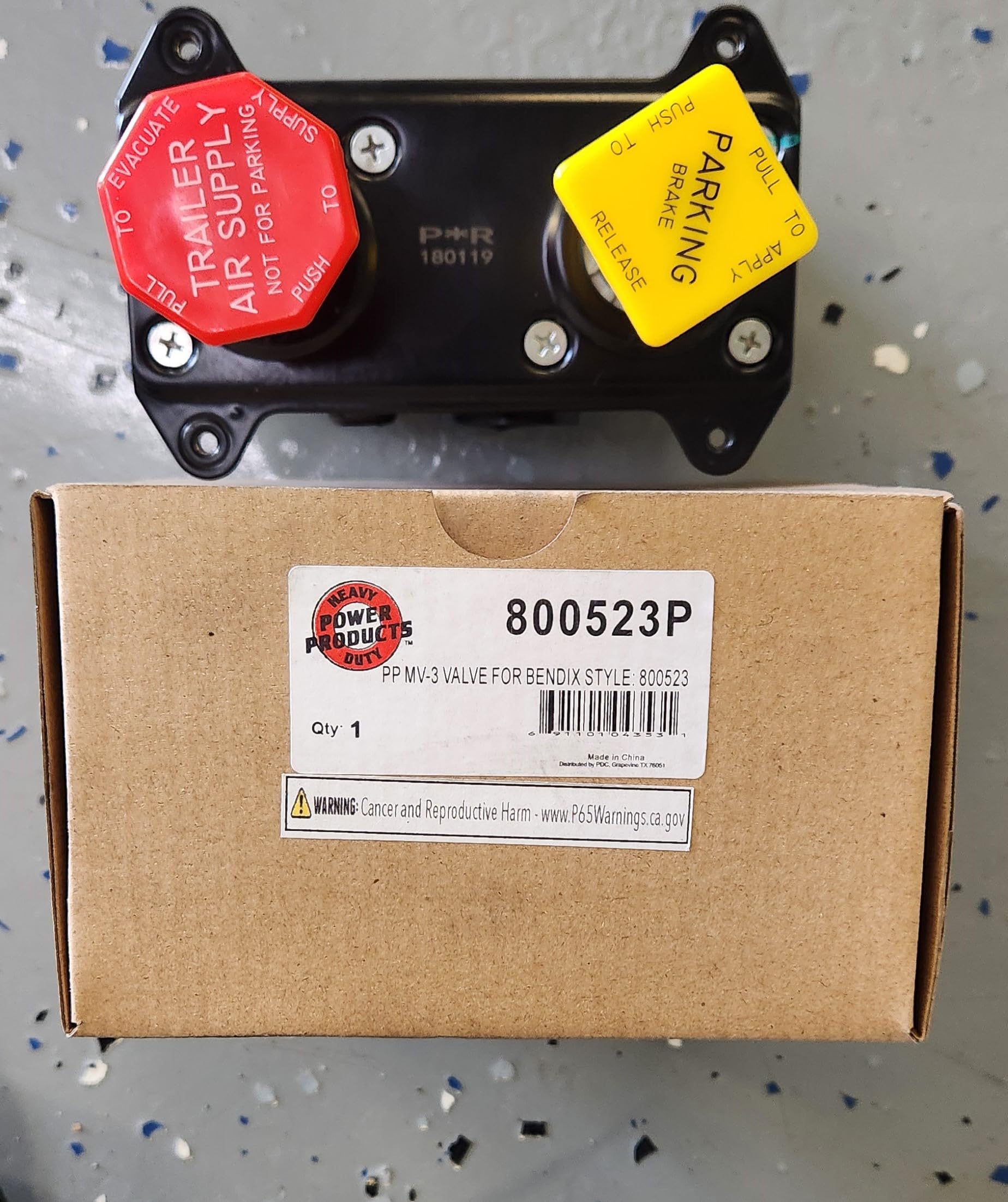 Amazon.com: Bendix 800523 - Mv-3 Air Brake Manifold Control Dash