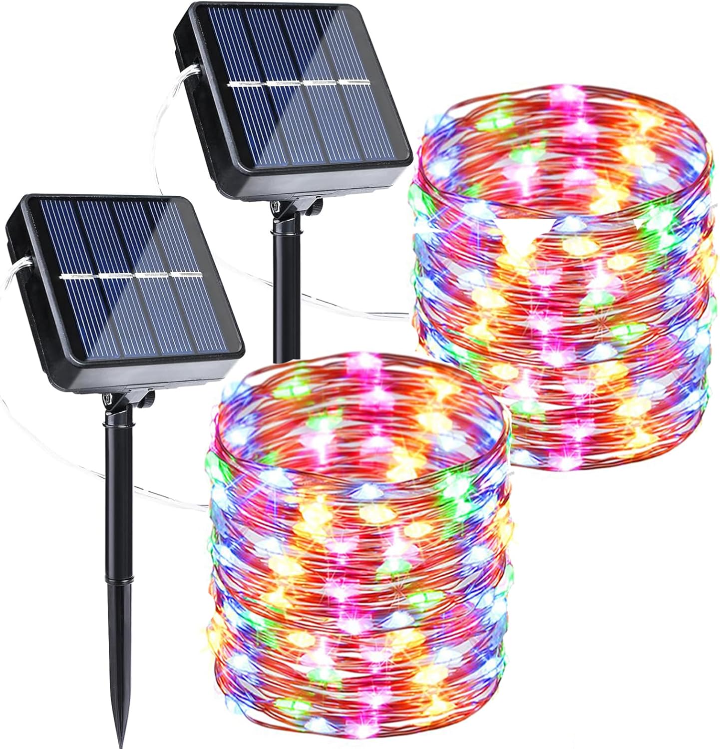 Joomer Solar Fairy Lights, 2-Pack Total 80FT 240LED...