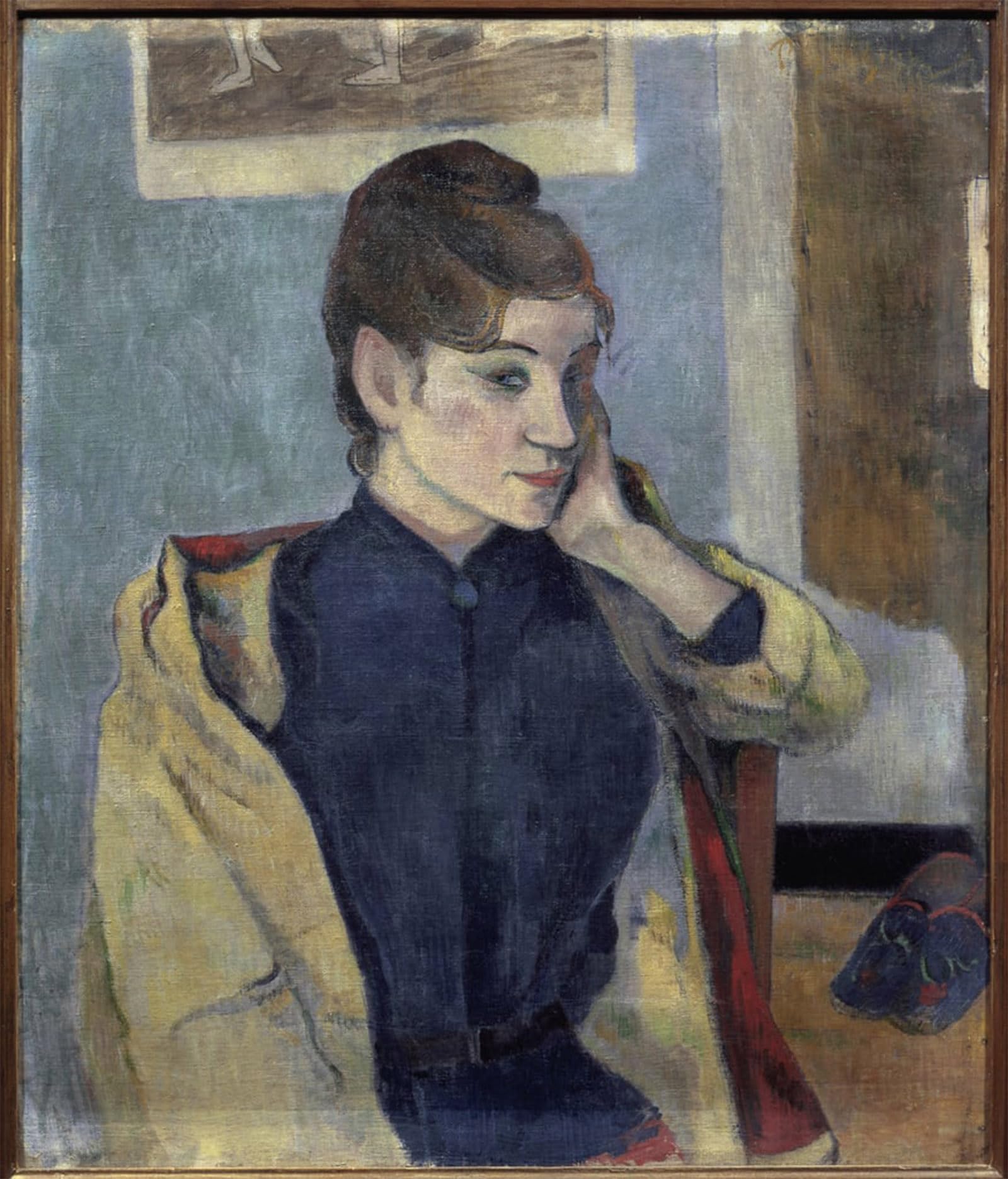 POSTERIIk Vintage Art Print Images Pictures Print Portrait of Madeleine Bernard Painting by Paul Gauguin Modern Colour Posters for Office Home Decor 60x90cm