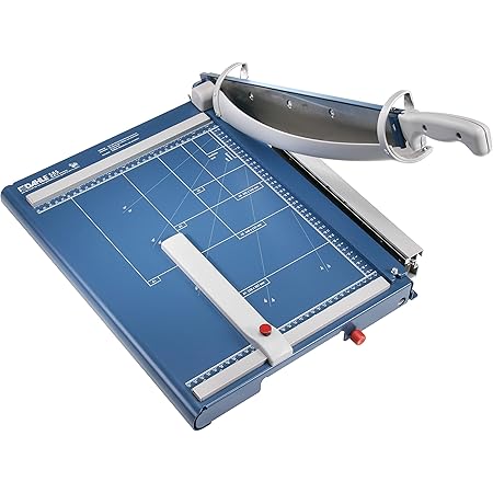 Dahle 565 Premium Guillotine Trimmer, 15-1/8" Cut Length, 35 Sheet Capacity, Self-Sharpening Blade, Automatic Clamp, w/Safety Guard