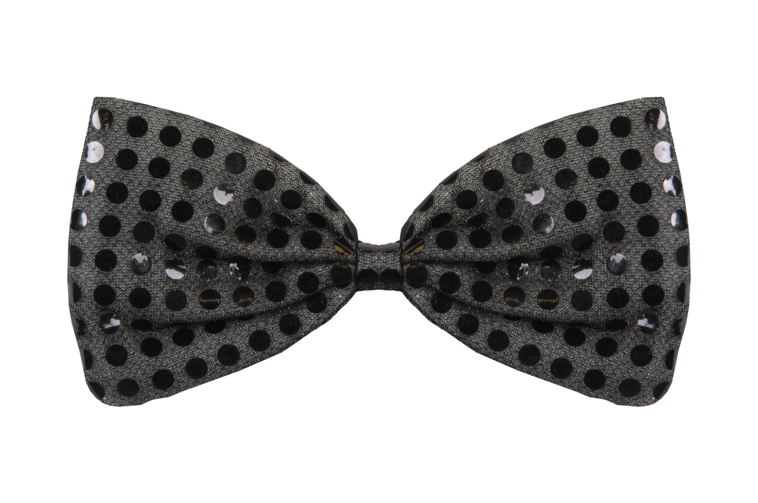 Beistle 60703-BK - Glitz N Gleam Bow Tie - Black