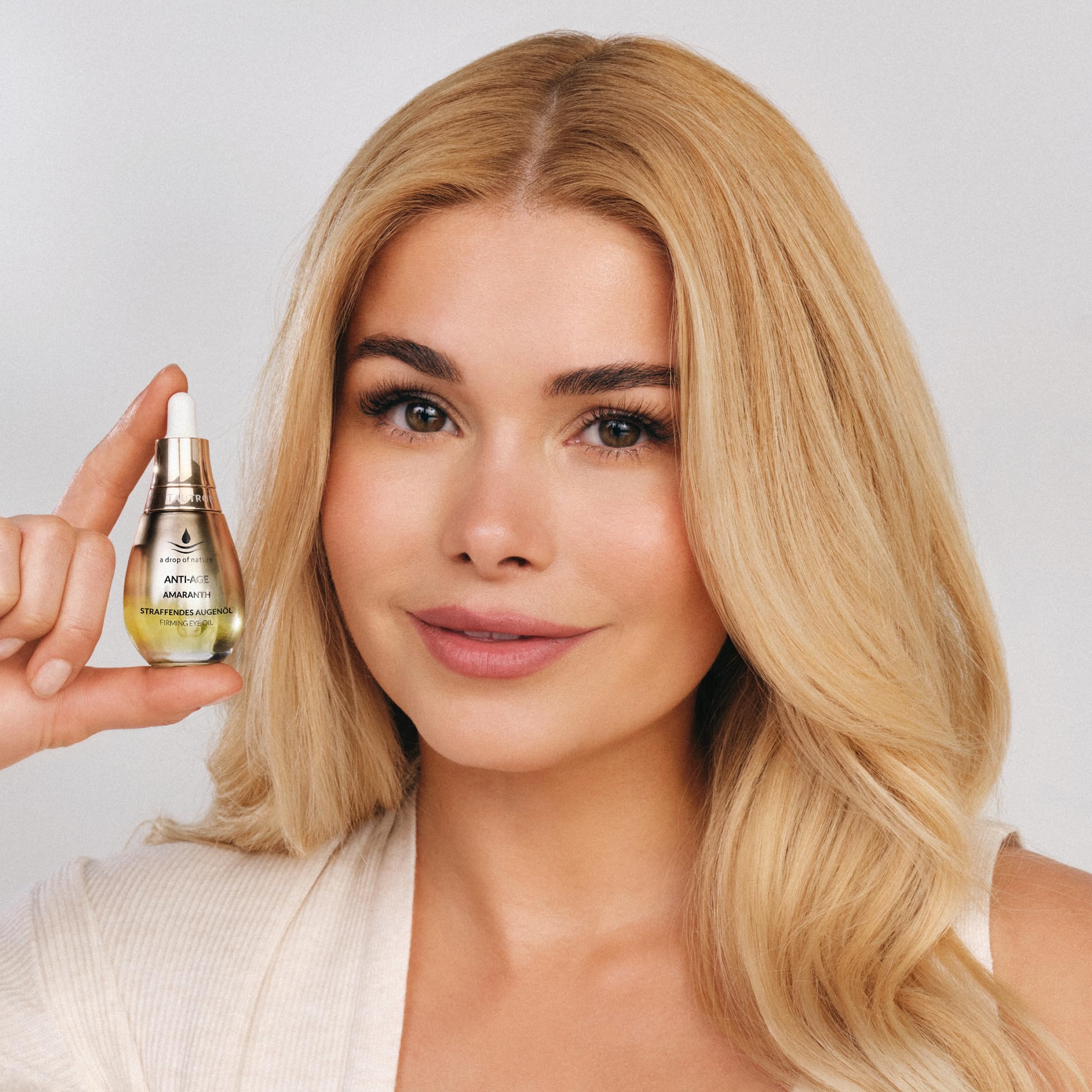 Bio-Retinol Augenöl (15ml) - Intensive Feuchtigkeit, Straffung & Glättung strahlende Augen - Natürliche Regeneration & Anti-Aging-Wirkung - zarte Textur, Schnell absorbiert - TAUTROPFEN Naturkosmetik