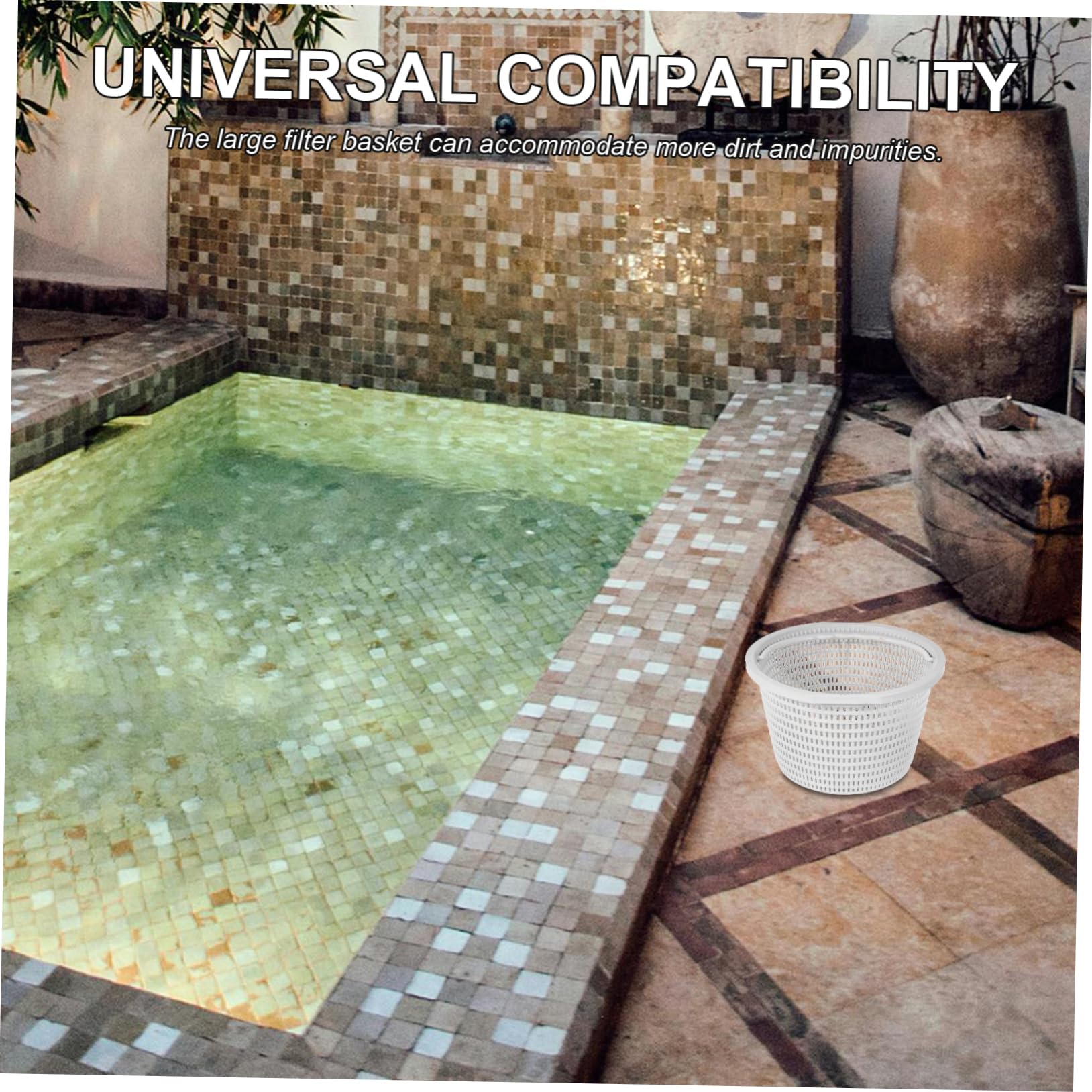 HANABASS 2piezas Cesta De Filtrado para Piscina Repuesto Compatible Filtro De Malla para Skimmer Accesorio De Filtración para Mantener Agua Limpia Piscinas y Bañeras