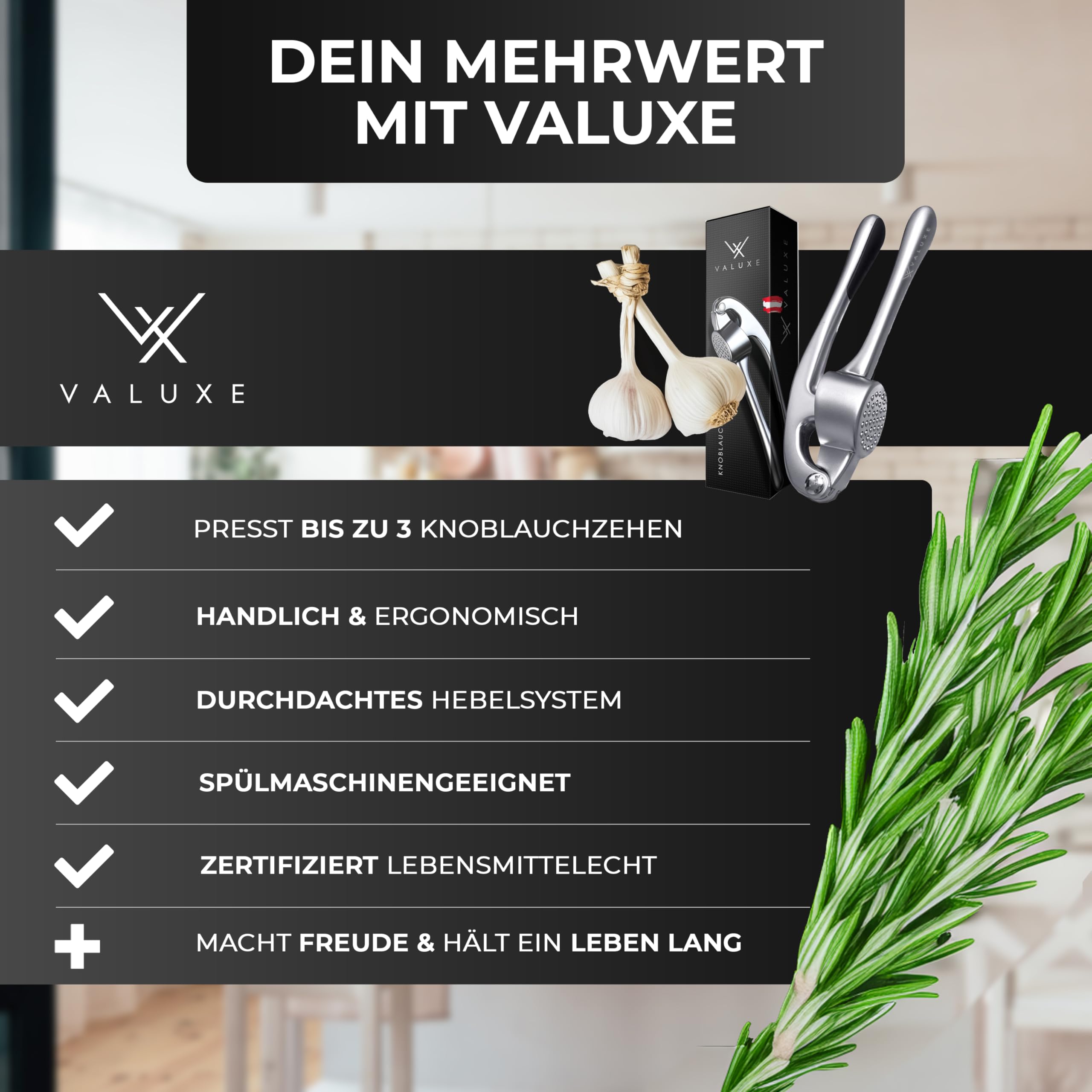 VALUXE® Presse-ail Avec Effet De Levier Maximal - Presse