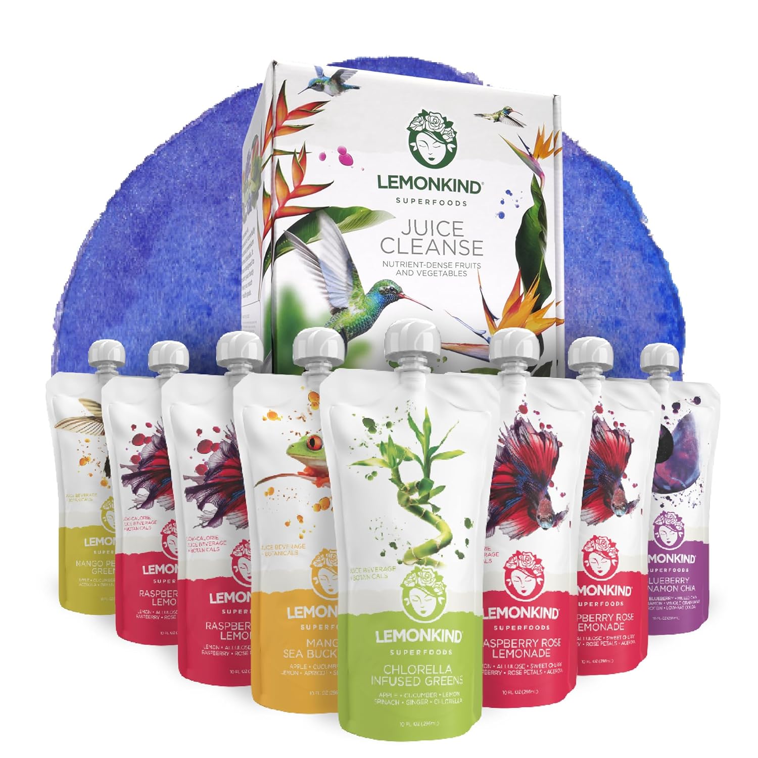 LEMONKIND 1 Day LowCarb LowCalorie Juice Master Cleanse Supports Weight