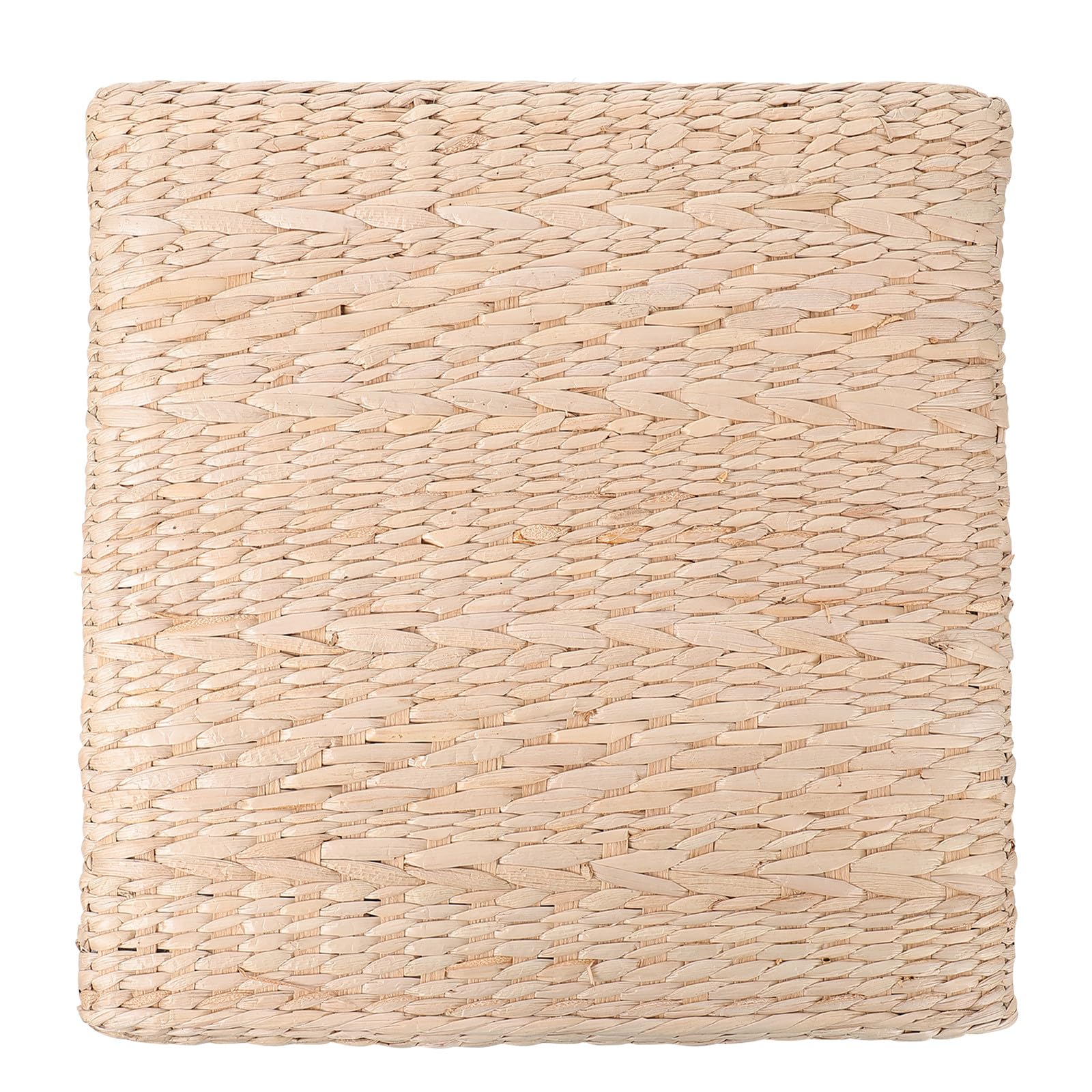 Coussin Tissé en Paille pour Contemplation, Tapis de Sol Épais Beige, Résistant la Pression Déformation, pour Usage Intérieur et Yoga