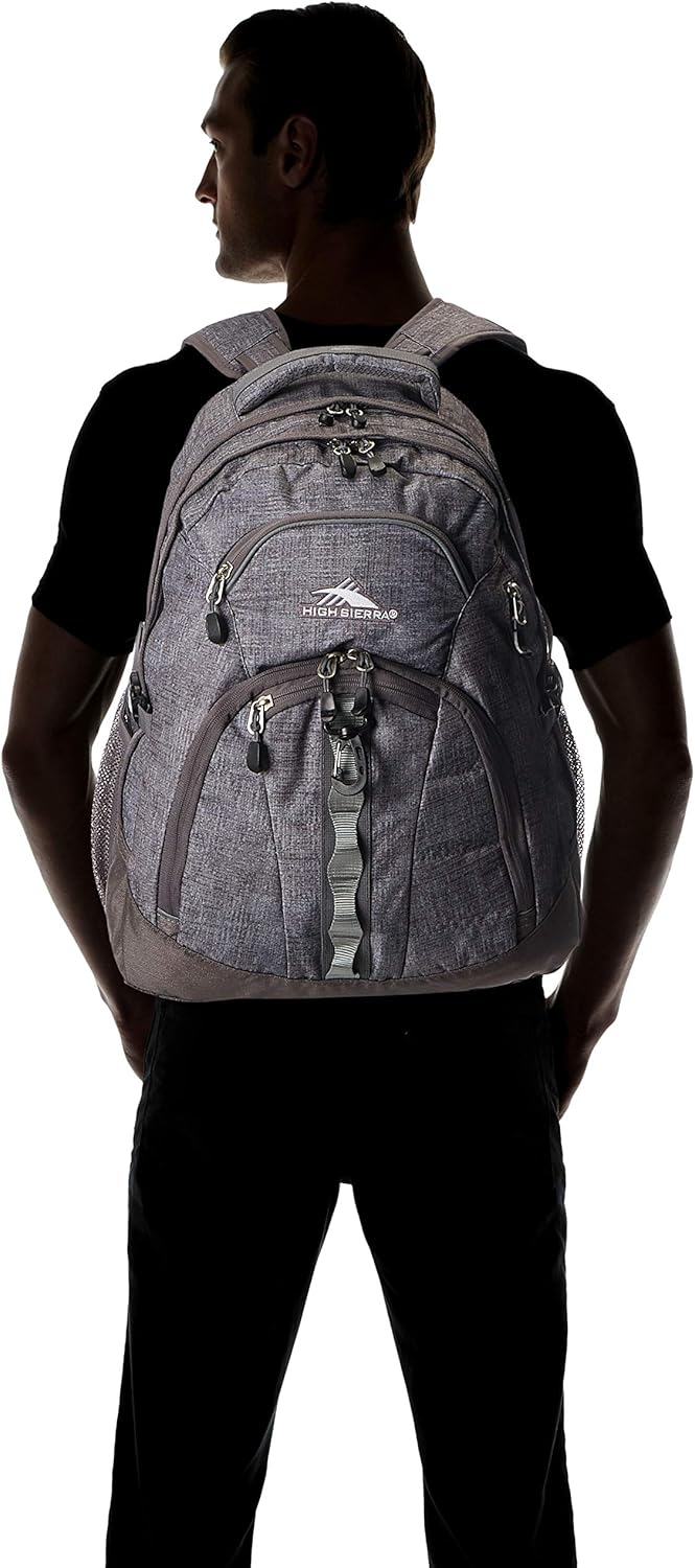 High Sierra Access 2.0 Laptop Backpack, Woolly Weave/Slate, One Size - Image 2