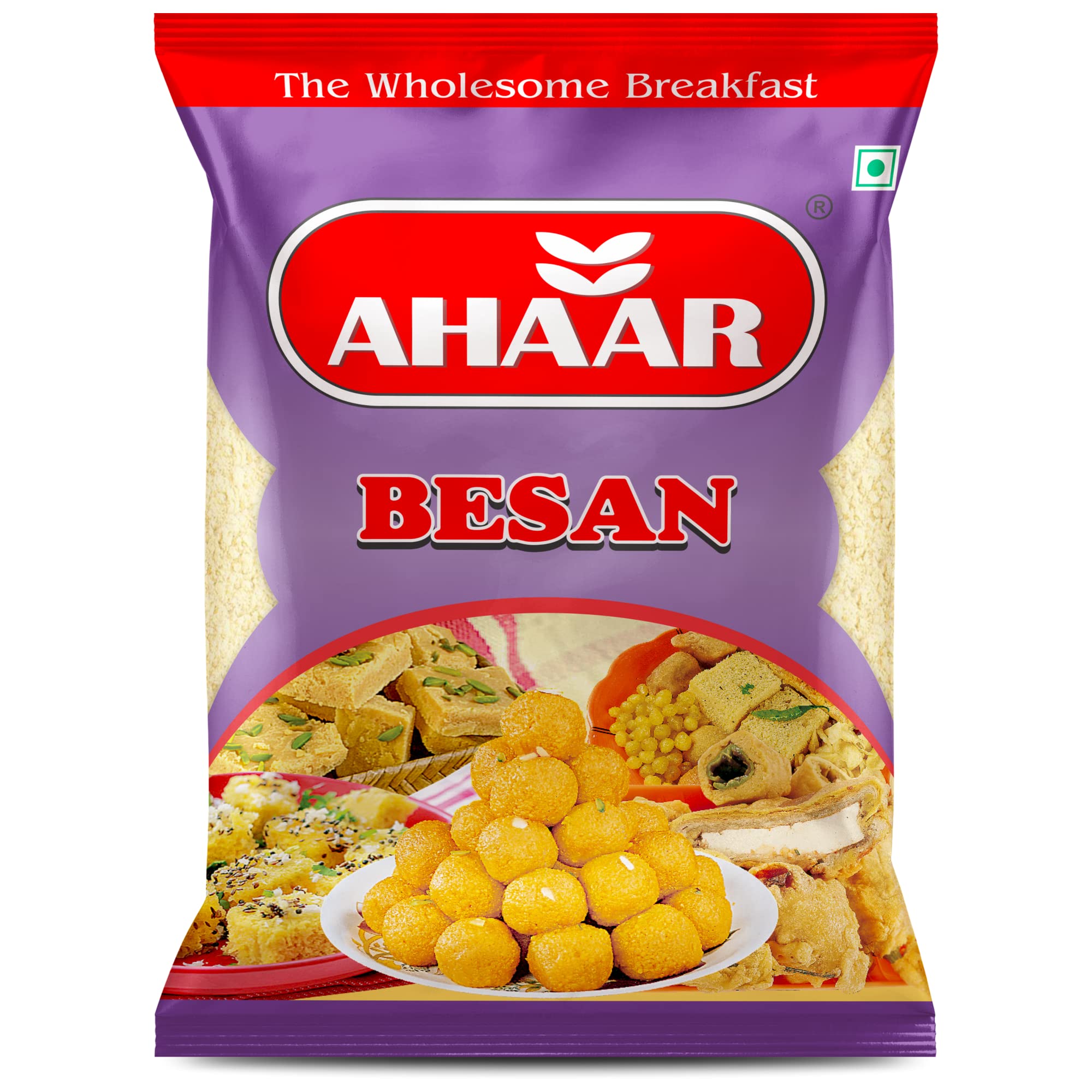 Ahaar Besan Micro Refined 100% Chana Dal Besan (1 kg)