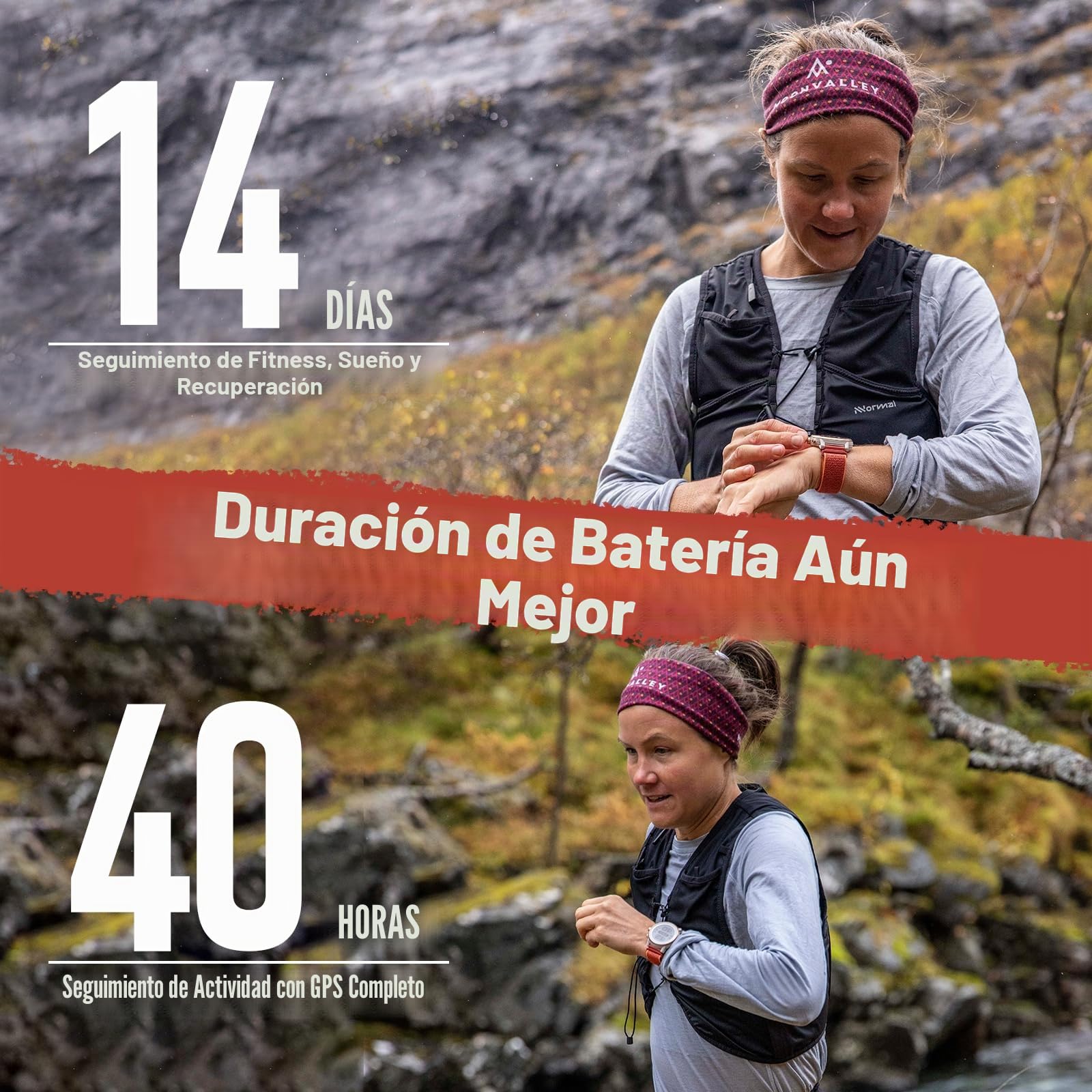 COROS Apex 2 Reloj GPS Outdoor, 1,2" Zafiro Titanio, 17 días de Batería, Navegación en muñeca, Mapas Offline, Monitor de Frecuencia Cardiaca, Medición del sueño, Carrera, Ciclismo, Escalada-Rosa