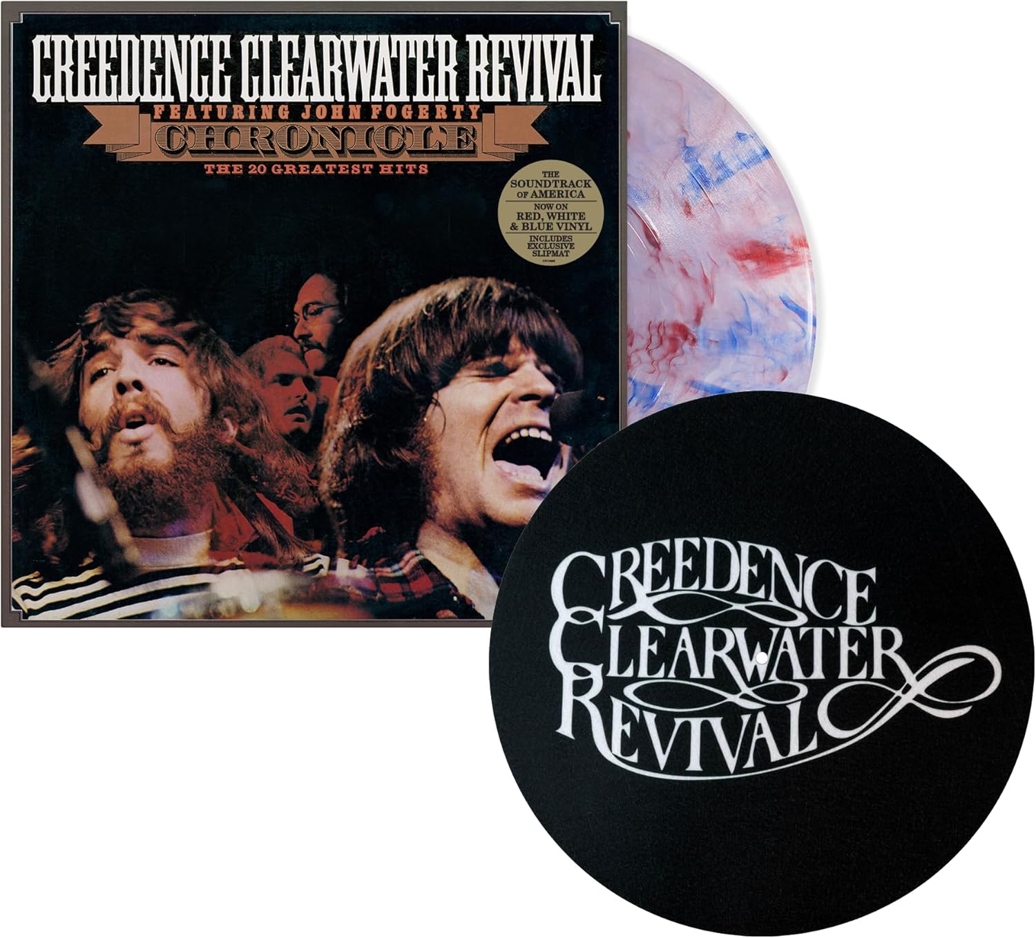 Chronicle: The 20 Greatest Hits Celebration Edition America Slipmat by Creedence Clearwater Revival — album cover