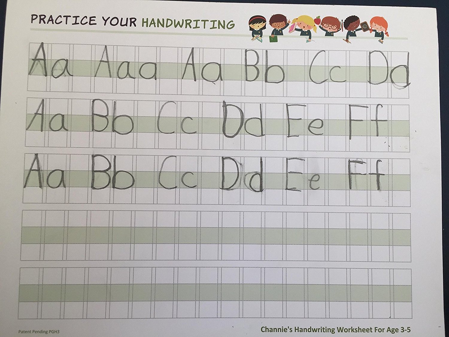 Amazon.com : Channie's Practice Handwriting & Printing Paper Workbook One  Page A Day, 250 Pages Front & Back, 125 Sheets, Grades PreK – 1st, Size  8.5” x 11” Summer School, Summer Bridge : Office Products