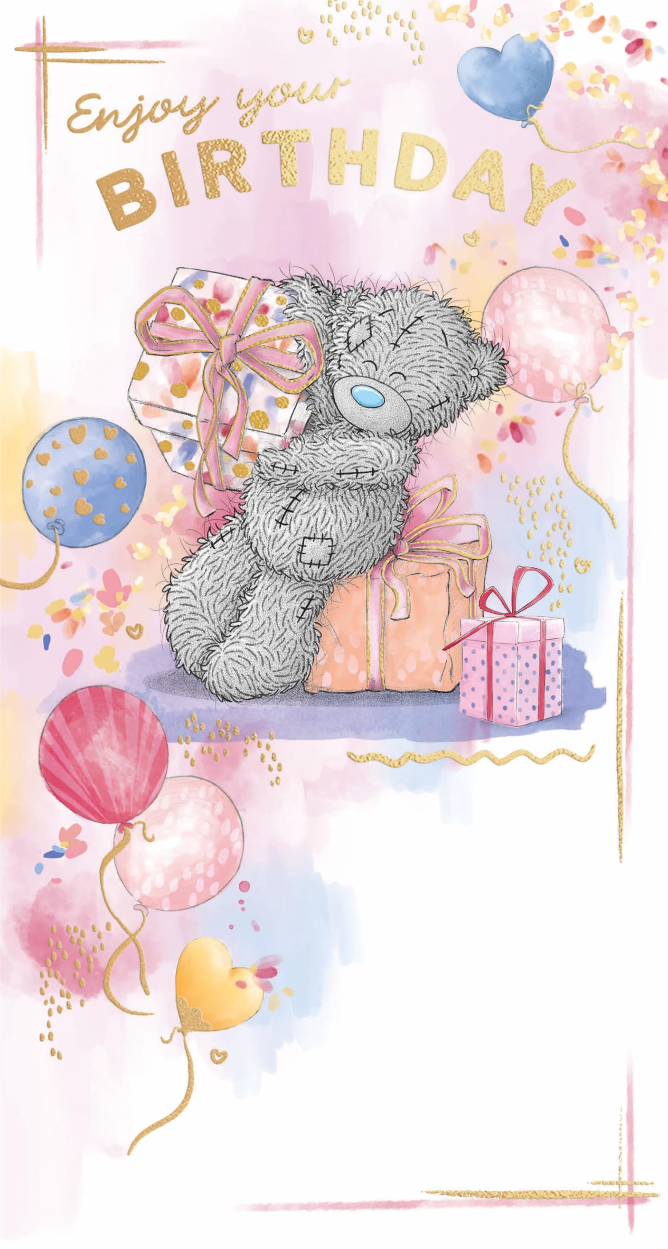 Me To You Bear Enjoy Your Birthday Birthday Card