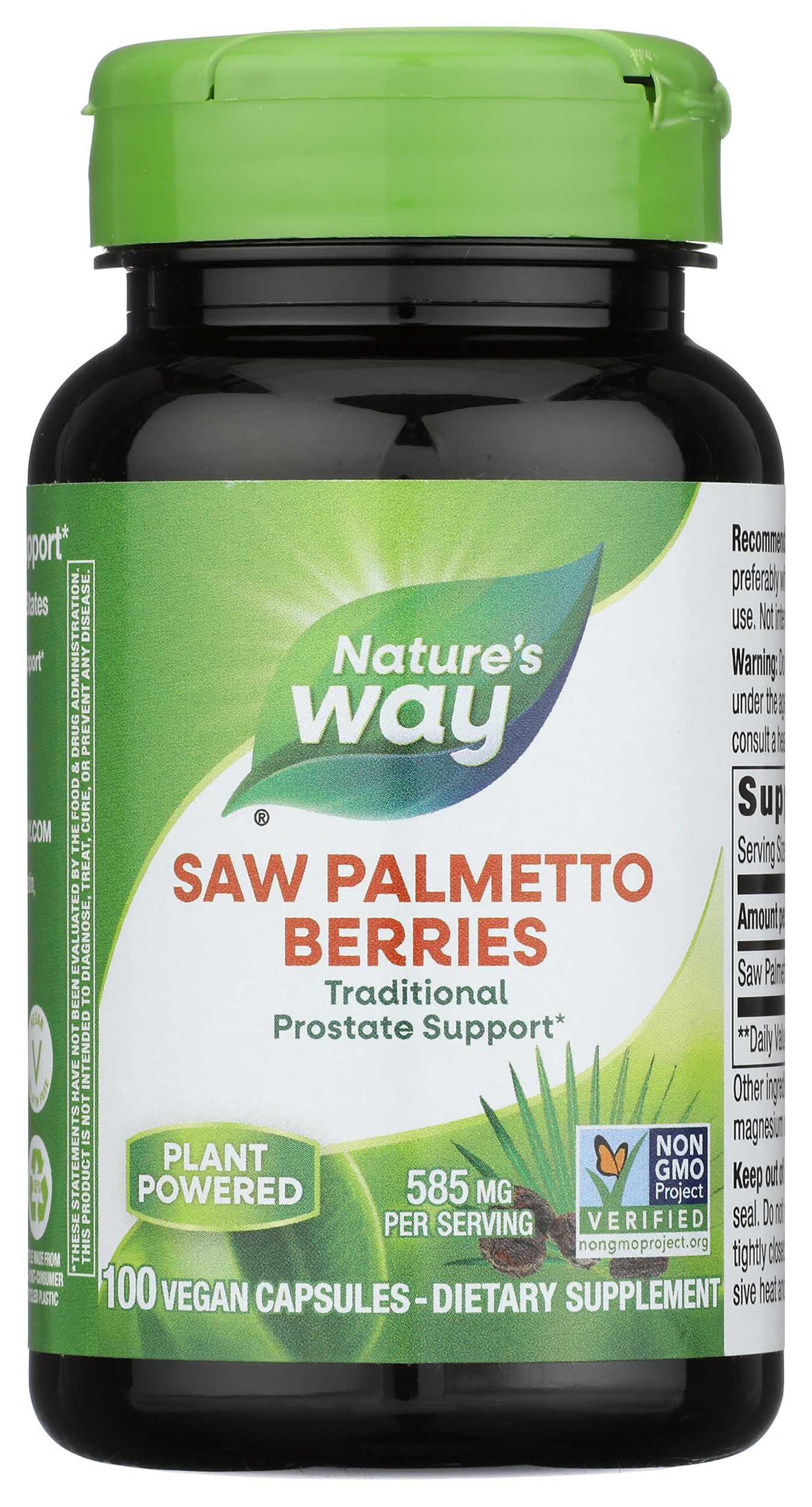 NATURES WAY Saw Palmetto Berries, 100 CT