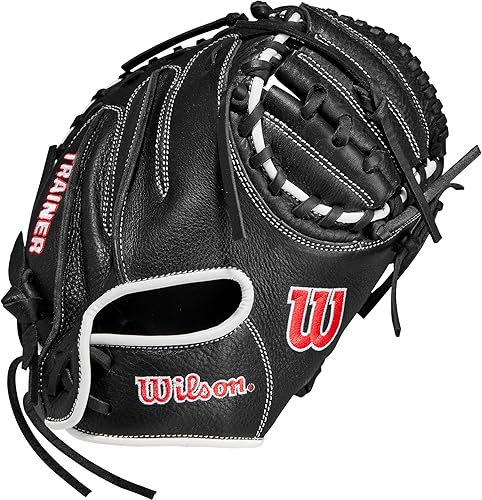 Miniatura 2 de Wilson Trainer Baseball Gloves - BlackRed