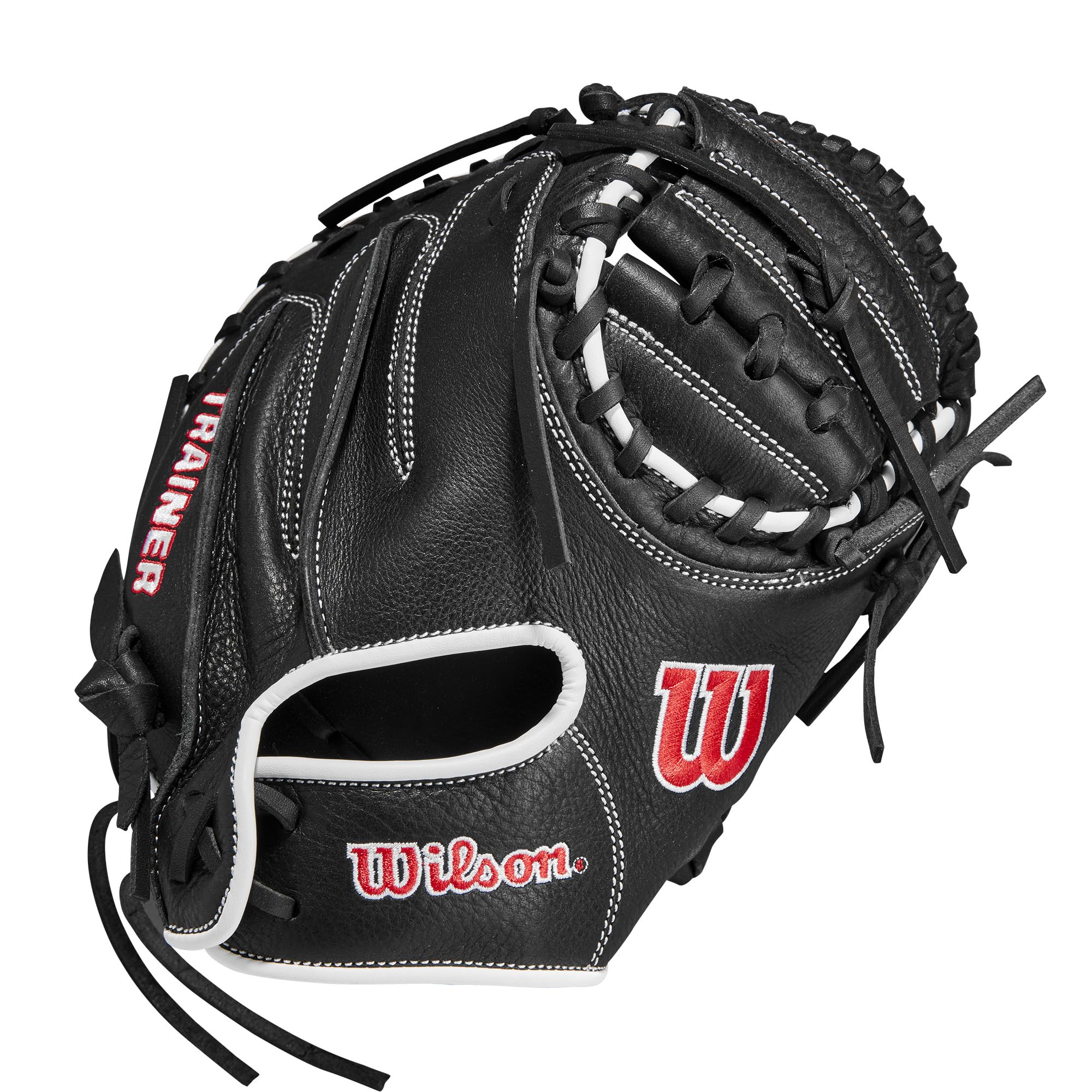 Wilson Guantes de béisbol, Negro/Rojo