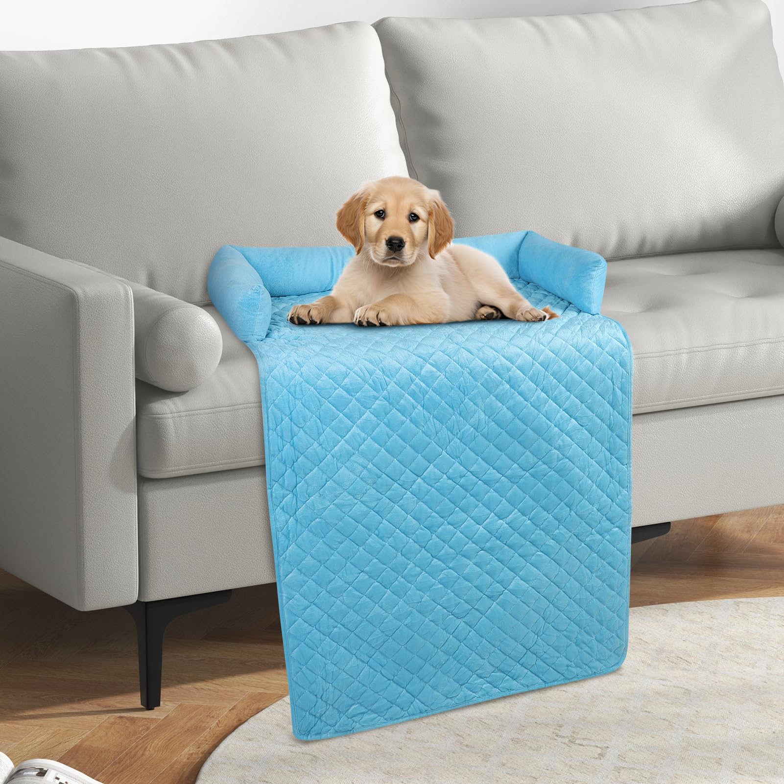 Ejoyous Hundedecke wasserdichte, Hundematte Wschbar Hundekissen Hundebett Sofaschutz für Bett Sofa Auto 75 x 120 cm