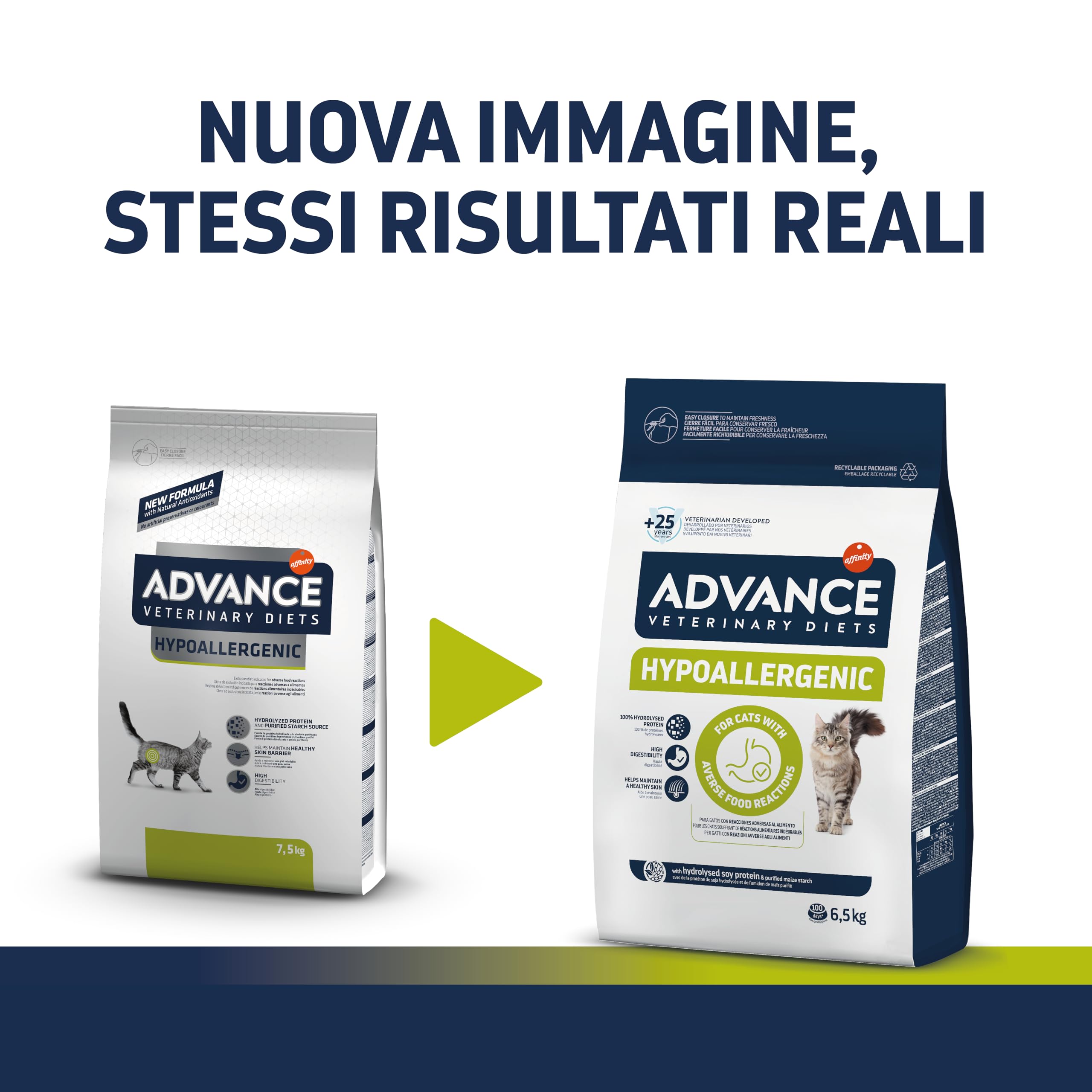 Advance Veterinary Diets Hypoallergenic, Cibo per Gatti 6,5kg
