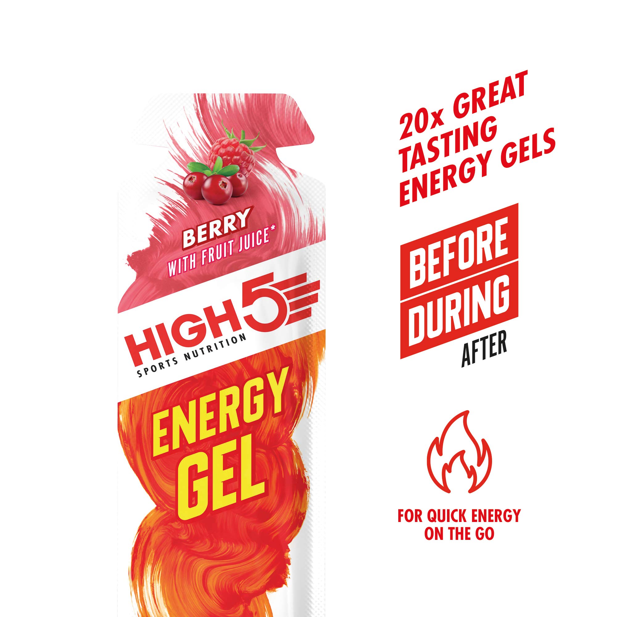 HIGH5 Energy Gel Quick Release Energy On The Go from Natural Fruit