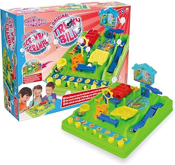 TOMY Jeu d'Action et de Dextérité Tricky Ball Circuit