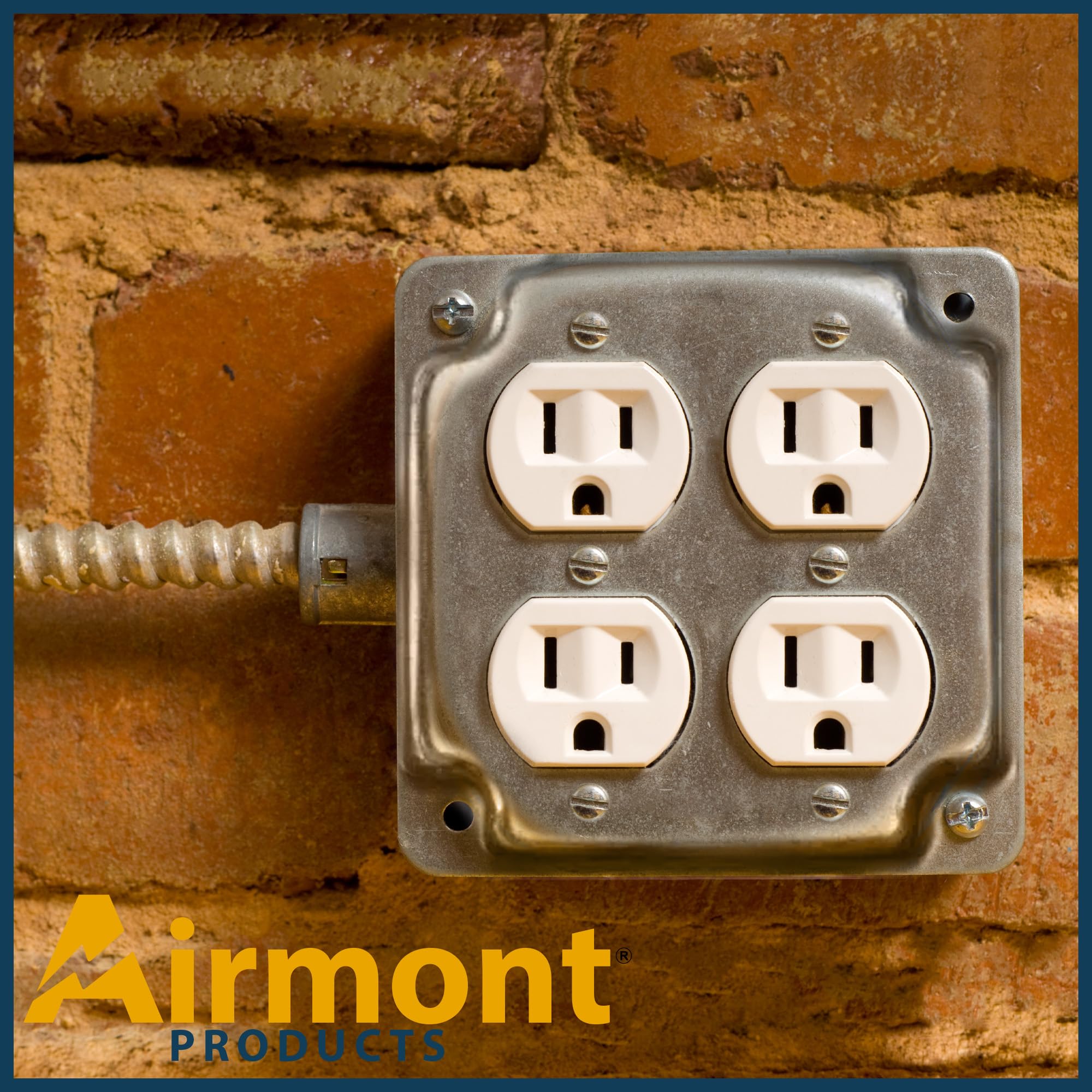 4" Square Steel Electrical Box Kit, Two 20A Tamper-Resistant Duplex Outlets — Amazon image 8