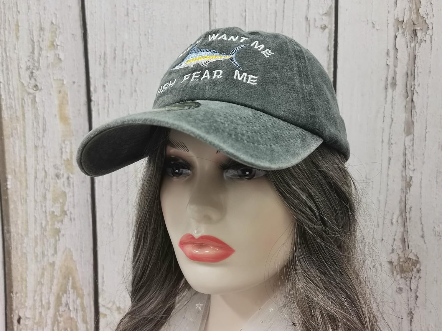 Women Want Me Fish Fear Me Hats for Men - Image 5