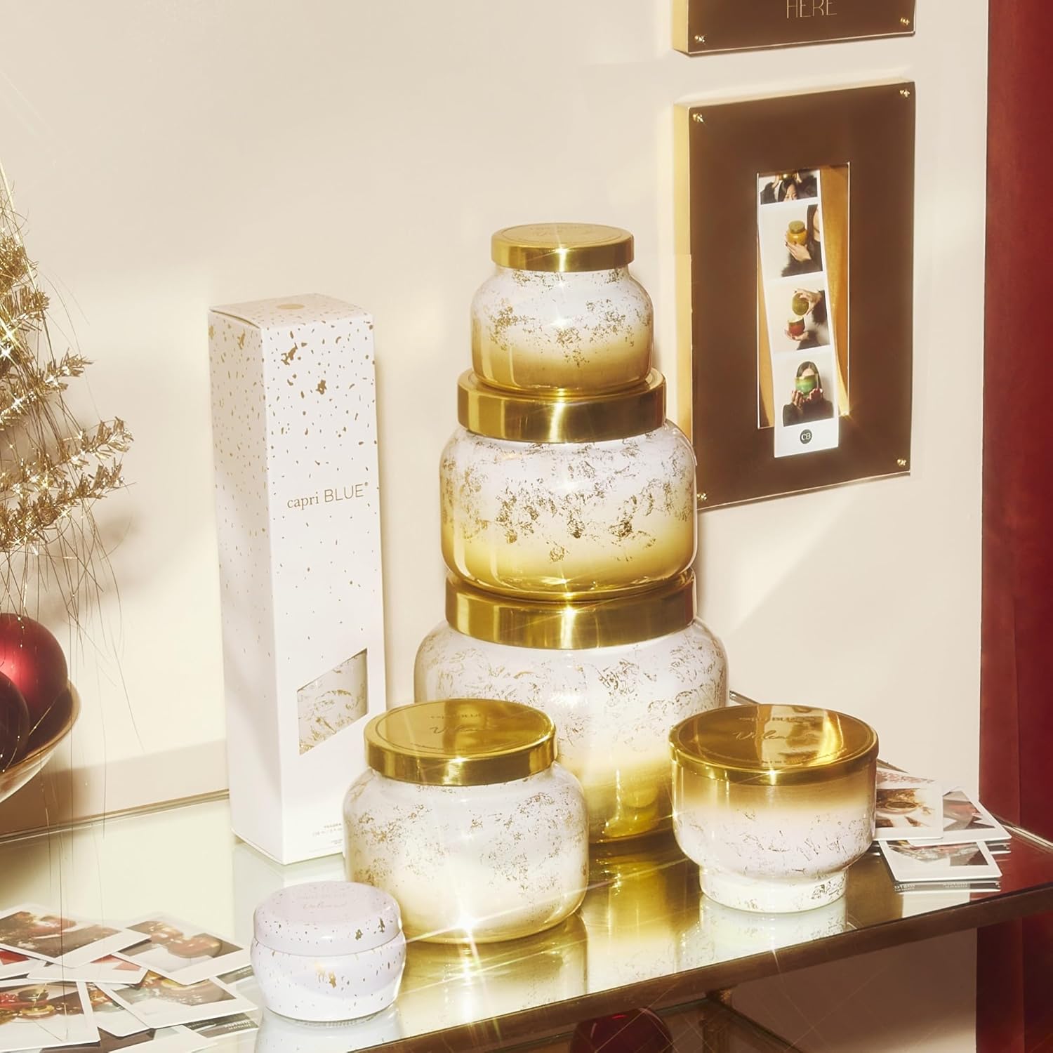 Capri Blue Glimmer Reed Diffuser Set - Includes Diffuser Sticks, Scented Oil, and Decorative Glass Bottle - Home Decor Room Freshener - Home Fragrance (Volcano, 8 fl oz) - Image 4