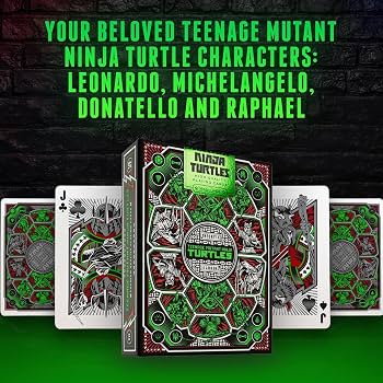 MilesMagic Theory11 Teenage Mutant Ninja Turtles Playing Cards