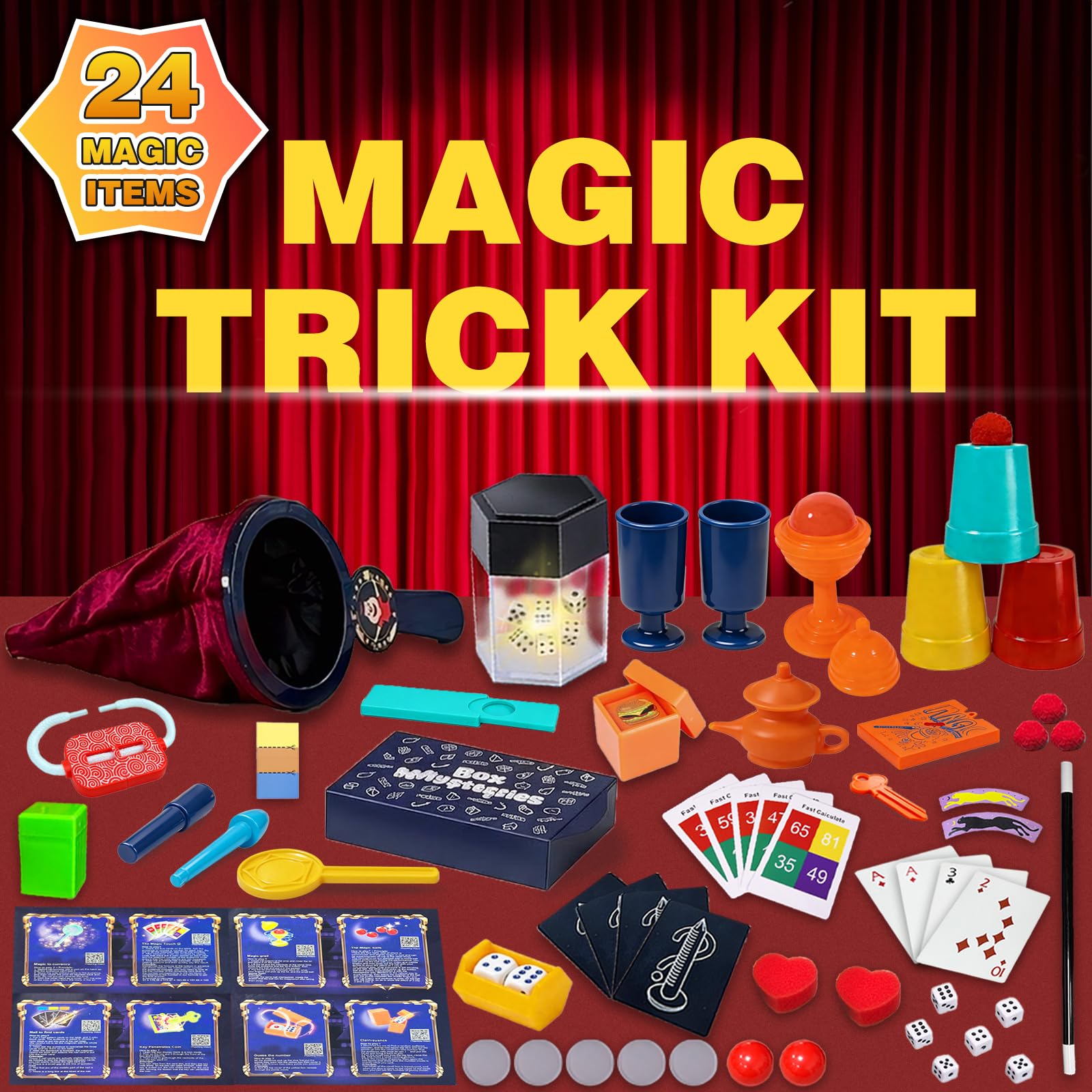 Amazon.com: Magic Tricks Set - Magic Kit for Kids Age 6+ Magician