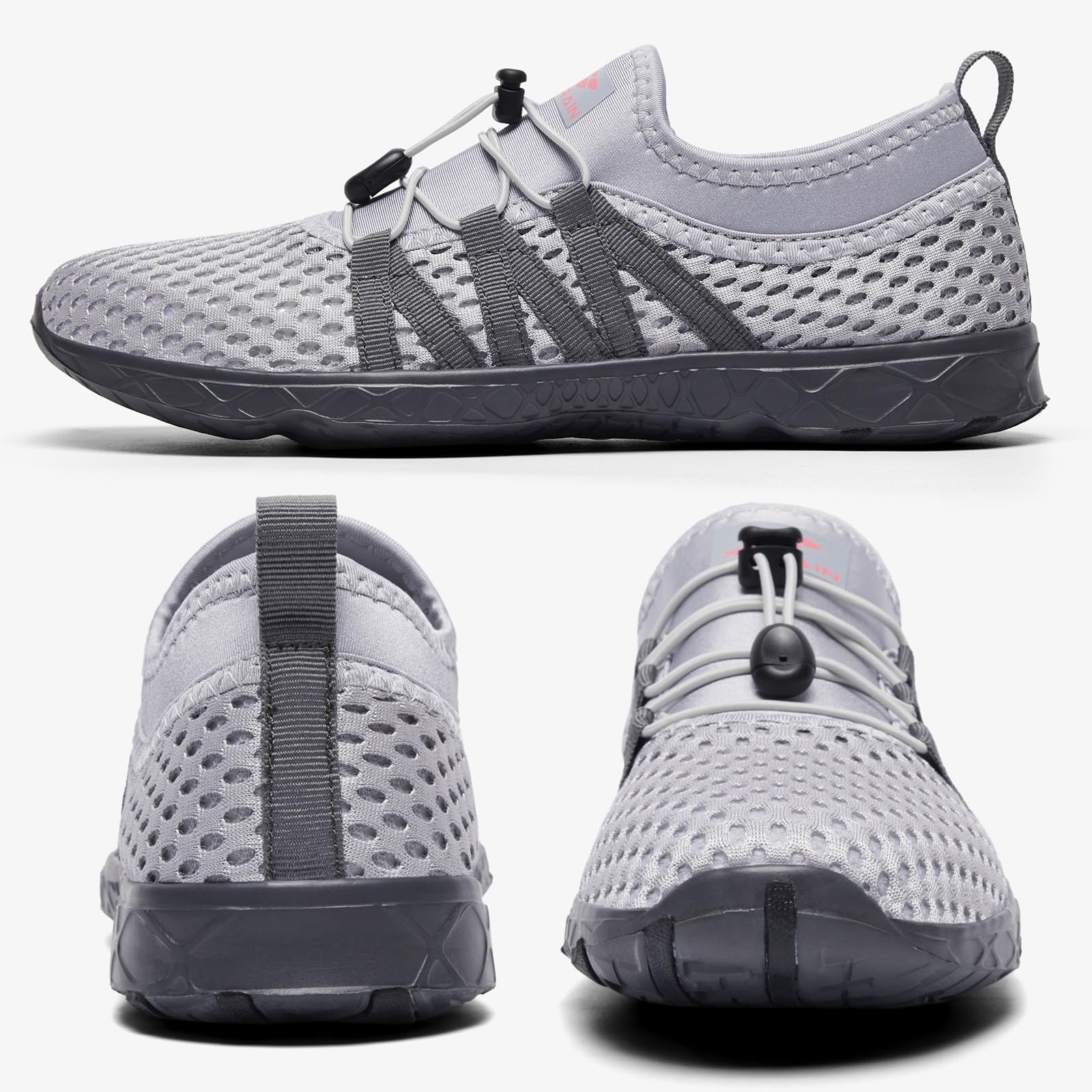 Aleader hombre Mesh Slip On Zapatos de agua
