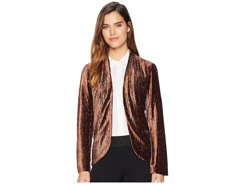 

MOON RIVER Velvet Blazer (Amber) Women's Jacket