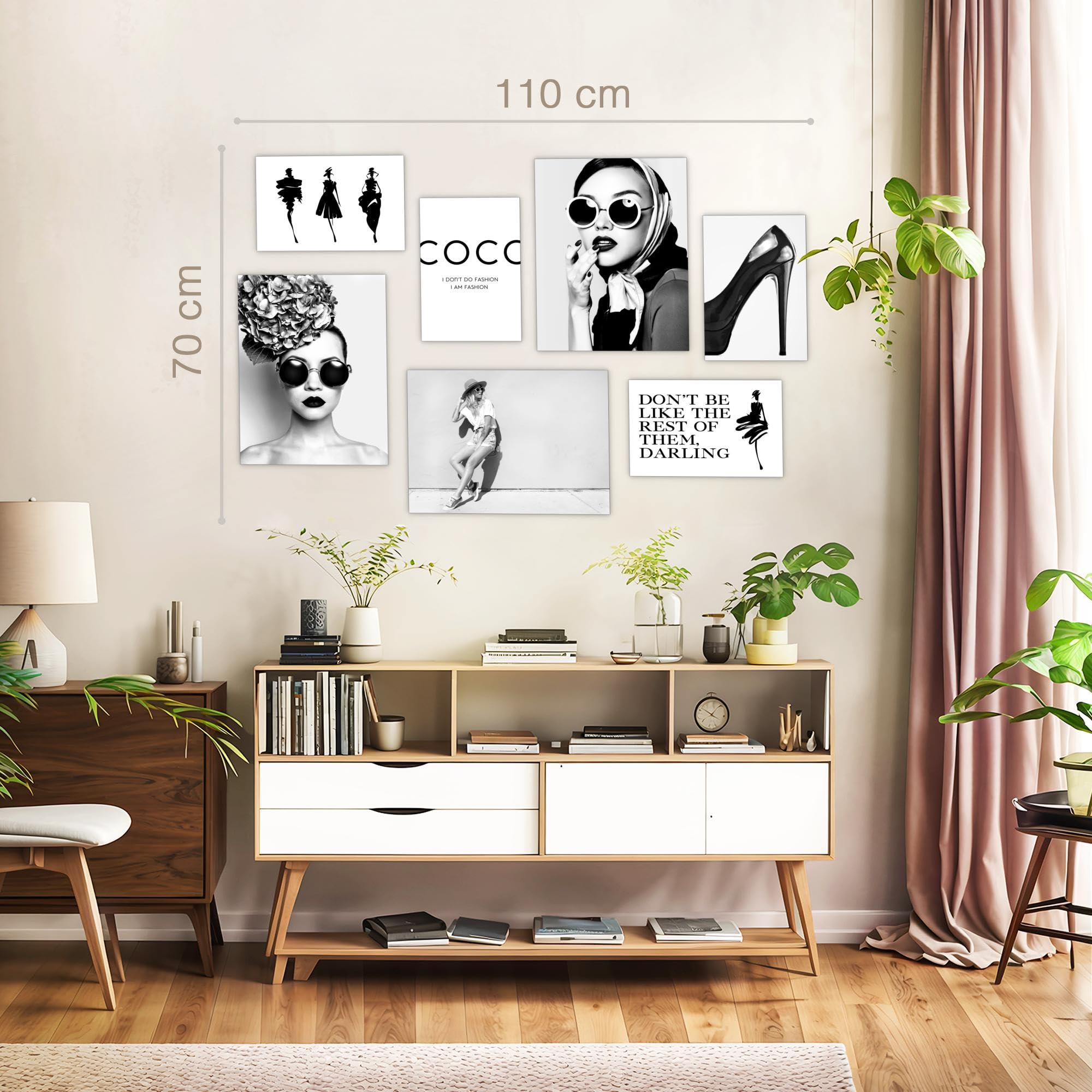 Quadro Moderno Natura Notte – Poster Su Tela Non Tessuta, Senza Cornice, Pronto Da Appendere - 4